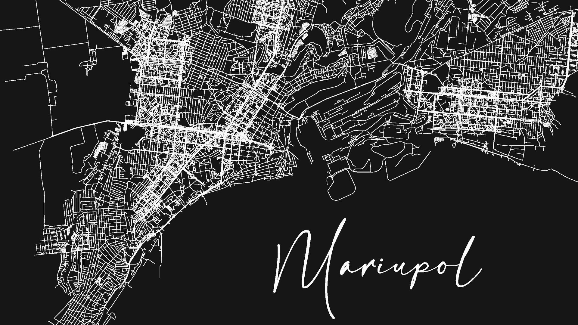 Carte de Marioupol.