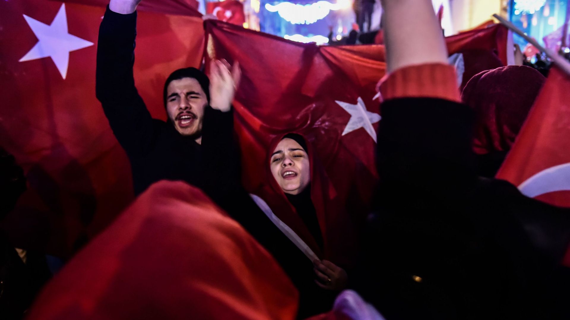 Manifestants à Istanbul