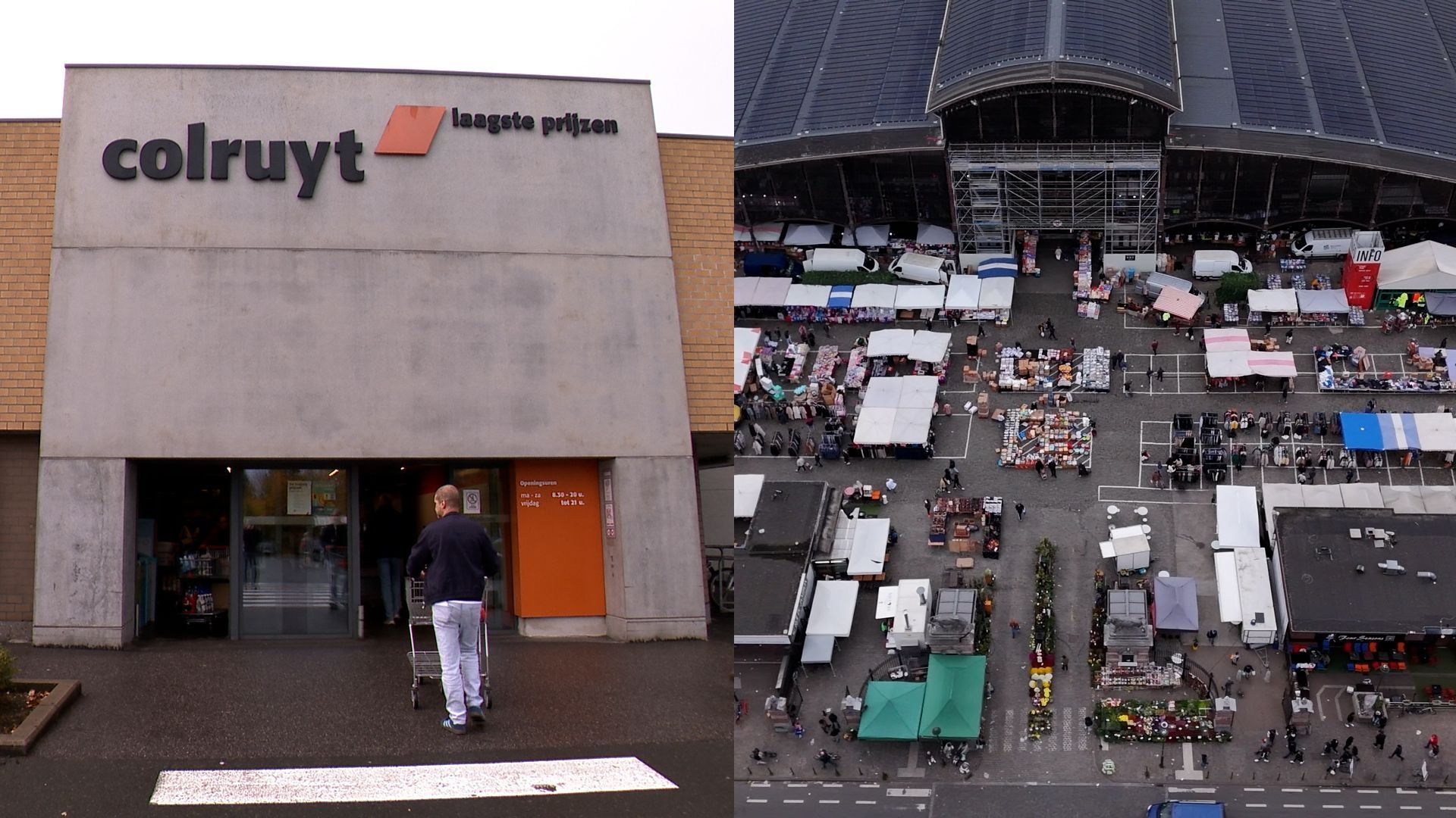 Colruyt face au marché des Abattoirs : des prix 19 fois moins cher !