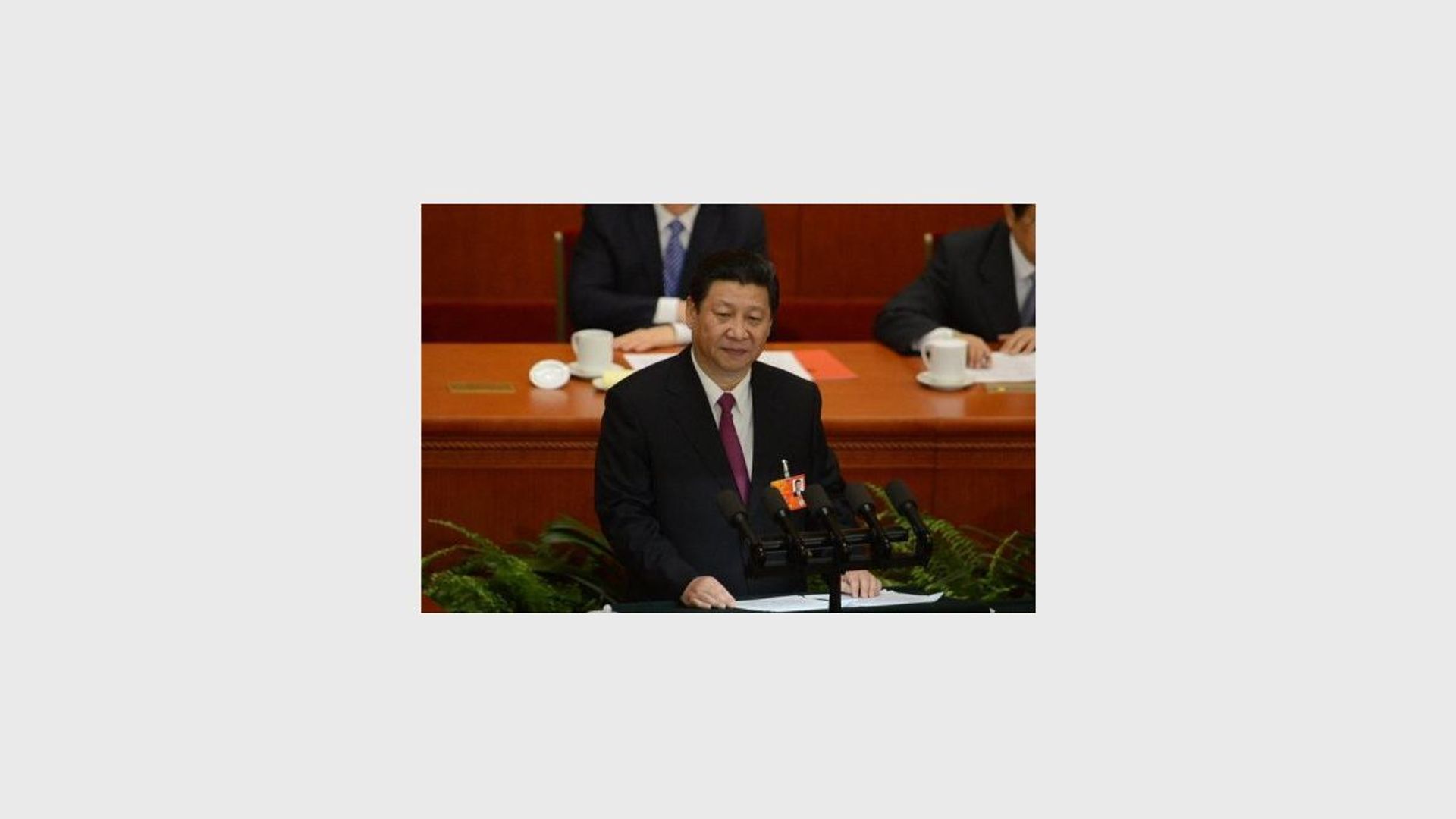Discours du nouveau président chinois Xi Jinping, le 17 mars 2013 à Pékin