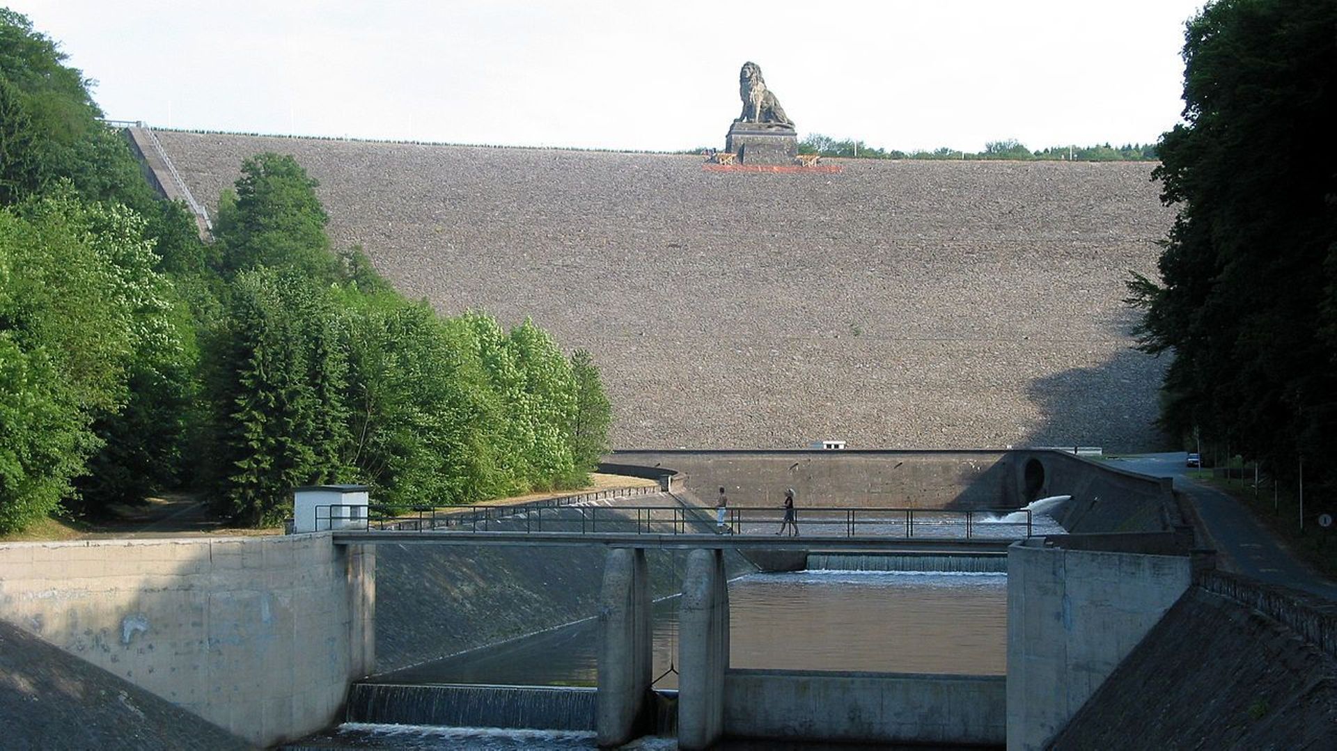 Le barrage de la Gileppe, dans la commune de Jalhay