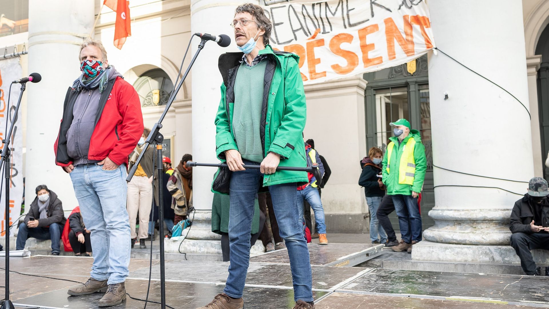 Occupation du Théâtre royal de la Monnaie : le collectif d'artistes demande à être entendu par Alexander De Croo