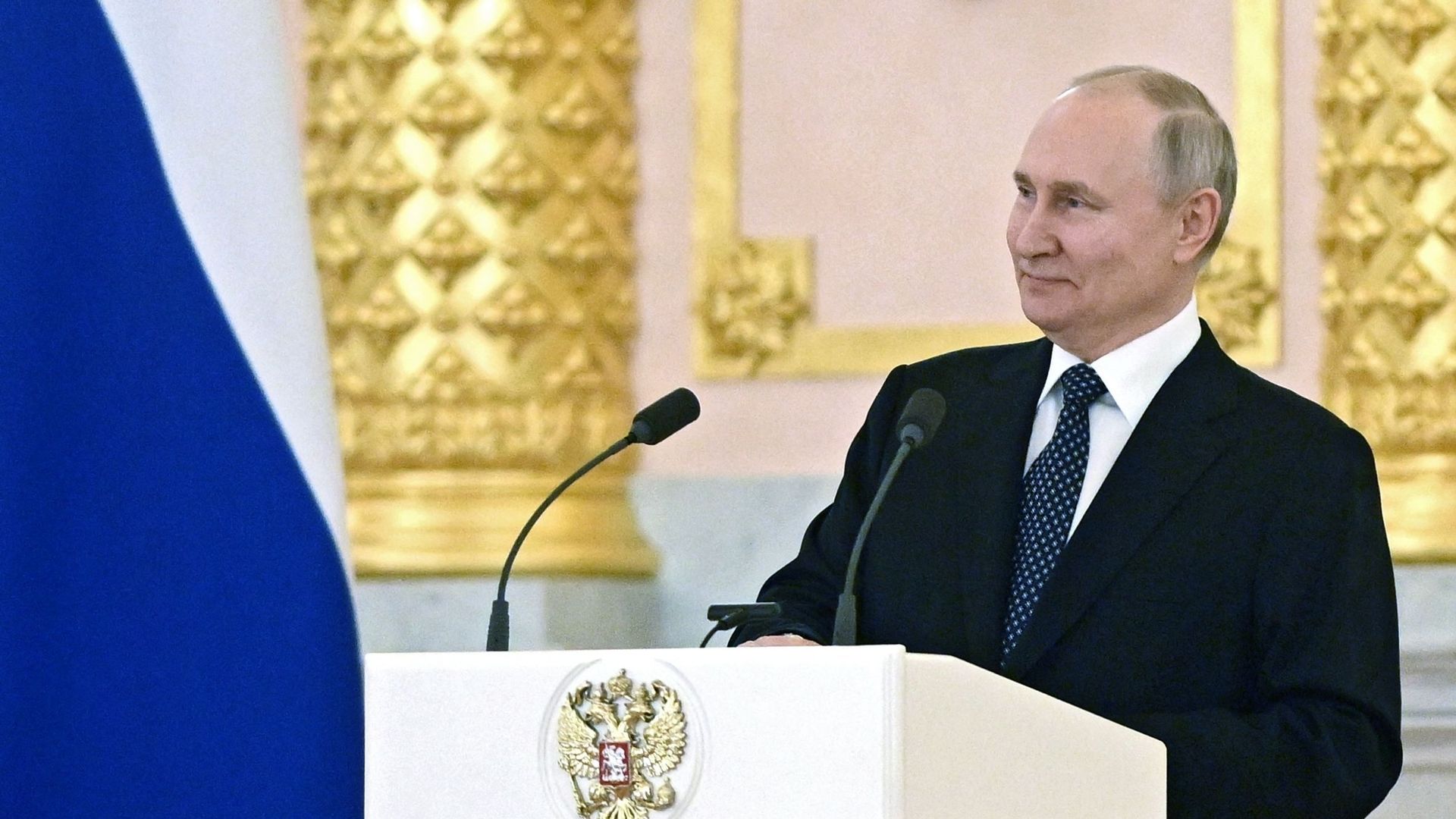 Vladimir Poutine au Kremlin le 5 avril 2023
