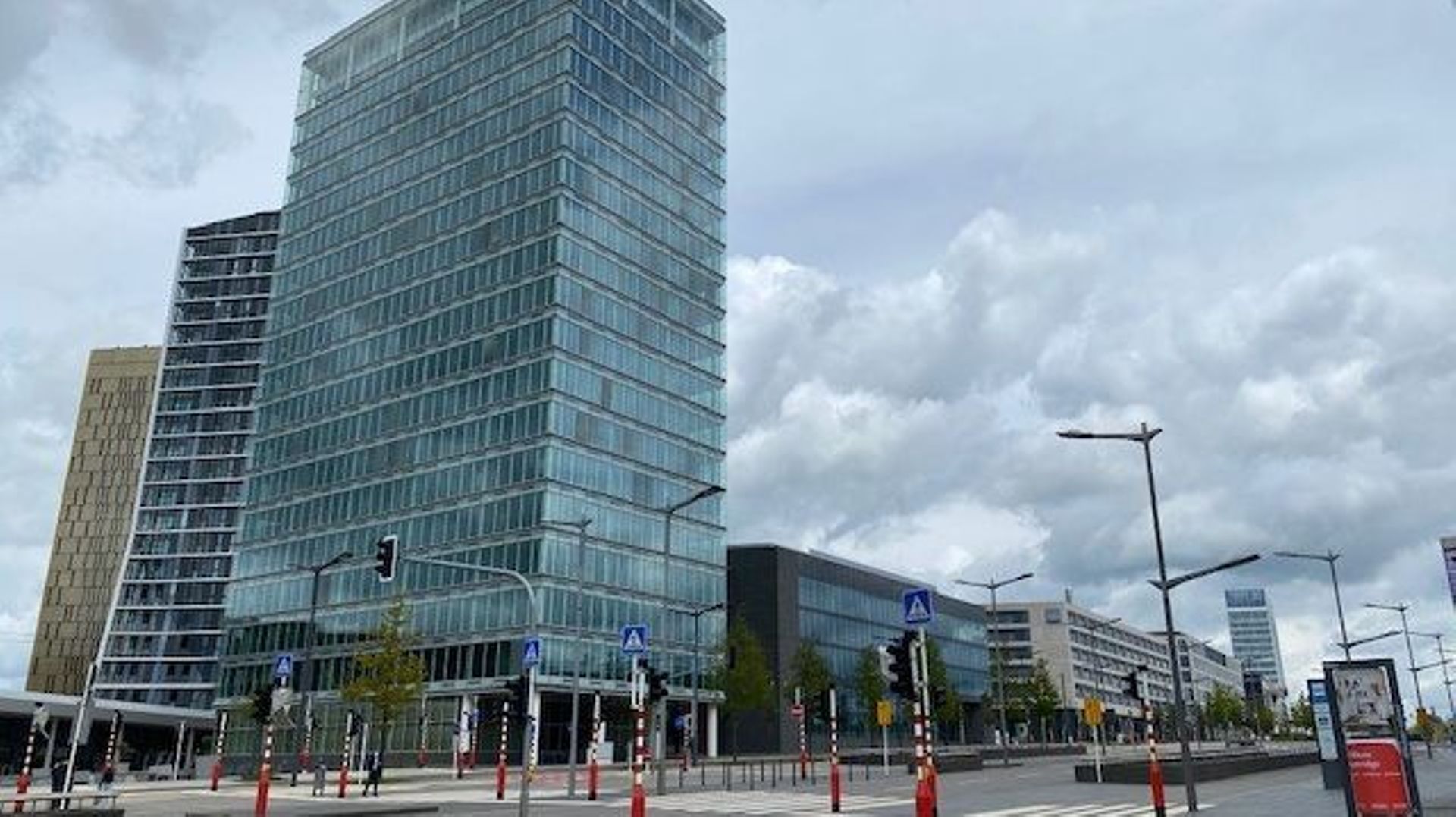 A Luxembourg, le bâtiment du nouveau parquet européen: il héberge les bureaux des procureurs des 22 Etats et ceux d'enquêteurs financiers. 