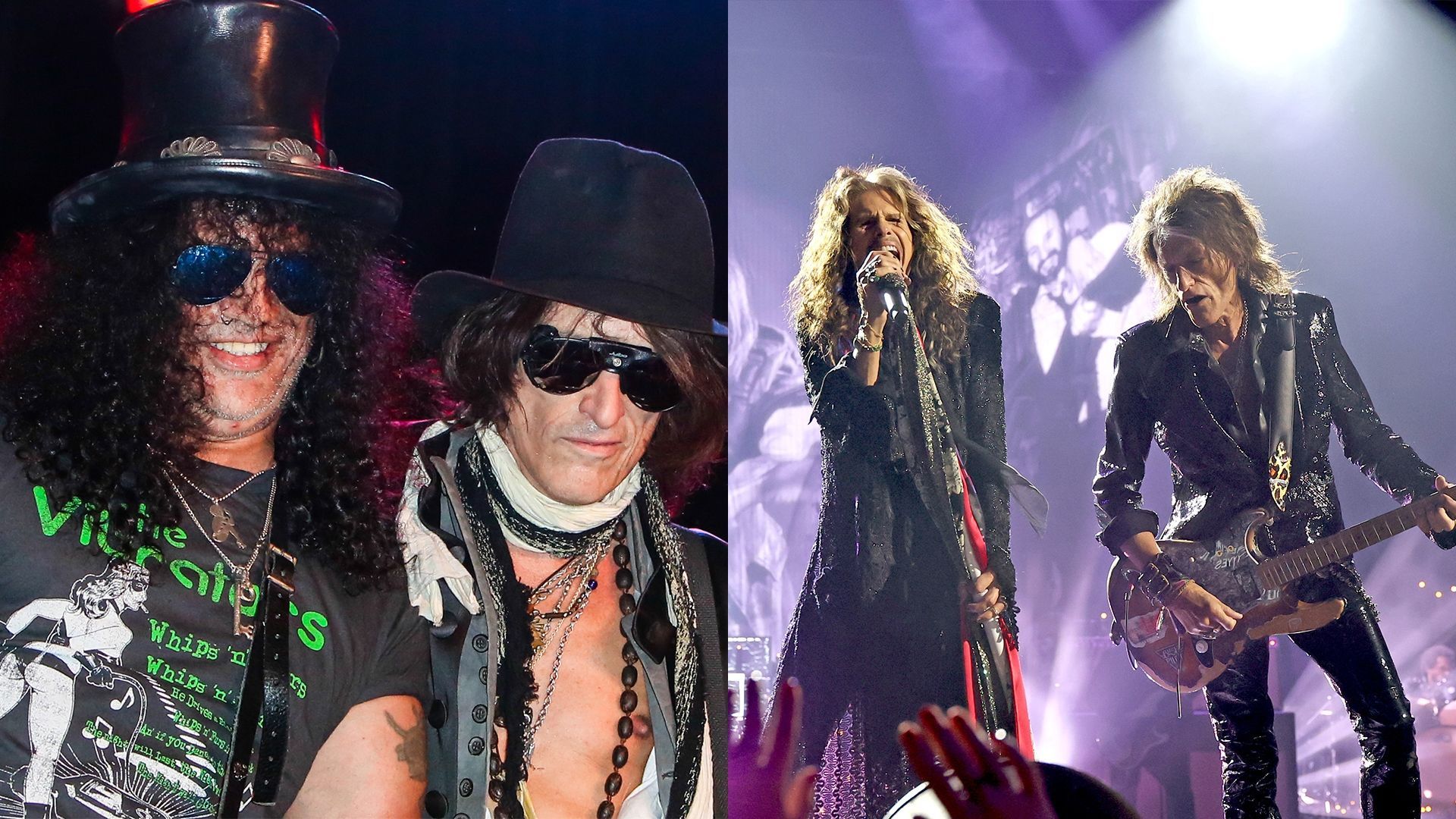 Ce que les fans des Who n’attendaient pas : Joe Perry, Slash et Steven Tyler en première partie