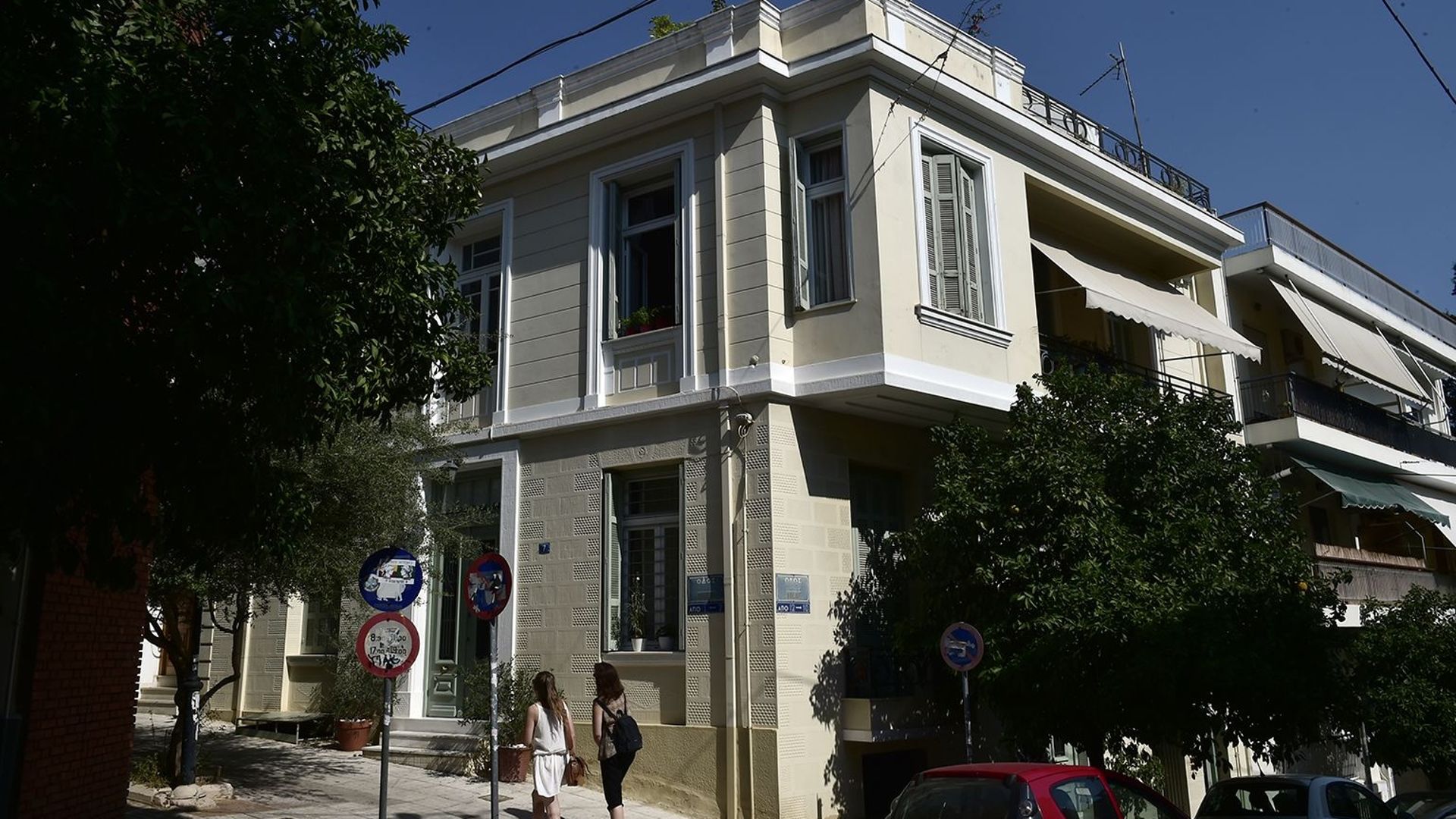 Domicile de Maria Daniil, à Athènes, dans le quartier de Koukaki