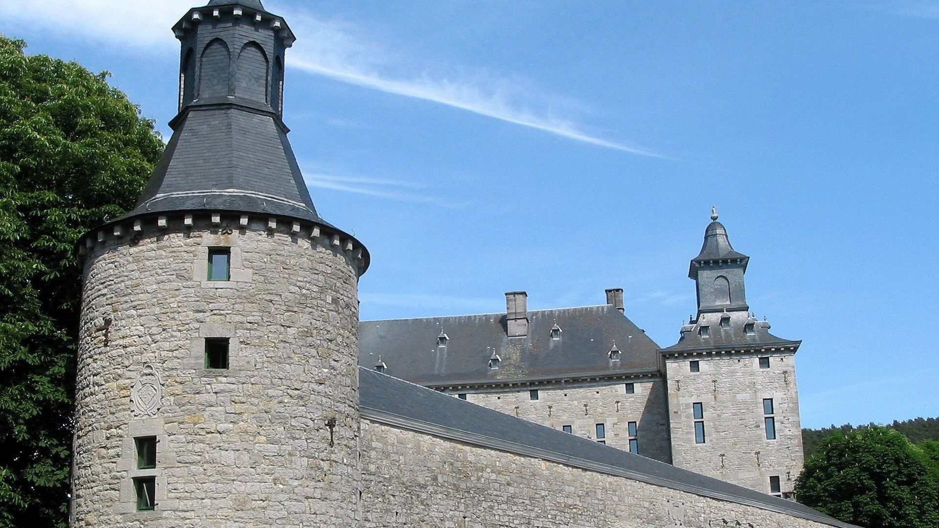 Le château d’Harzé dans la commune d’Aywaille