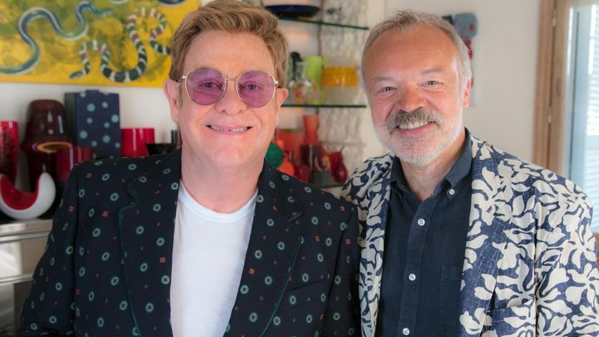 Elton John et Graham Norton
