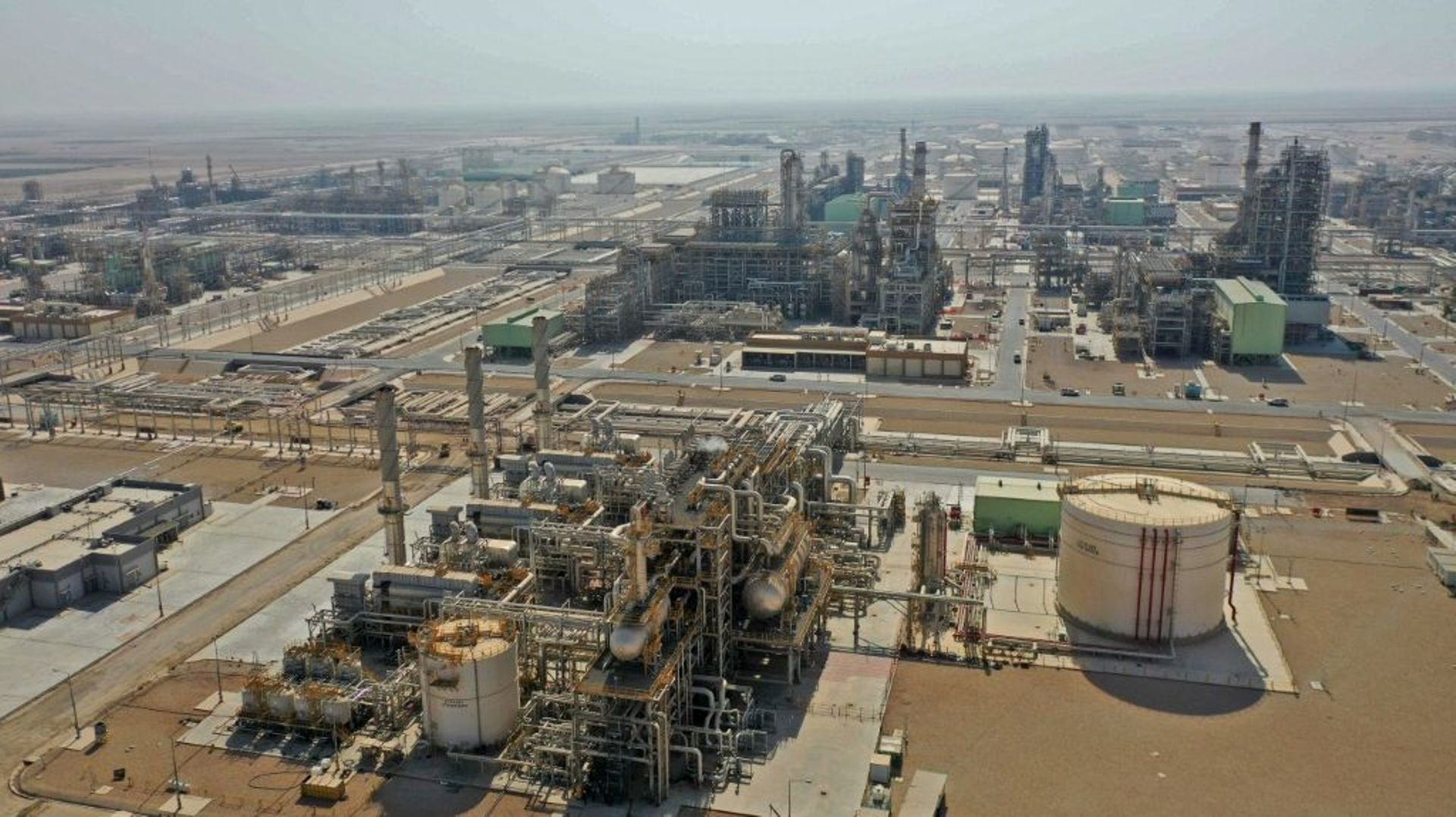 Une raffinerie de pétrole à Kerbala, en Irak, en octobre 2022