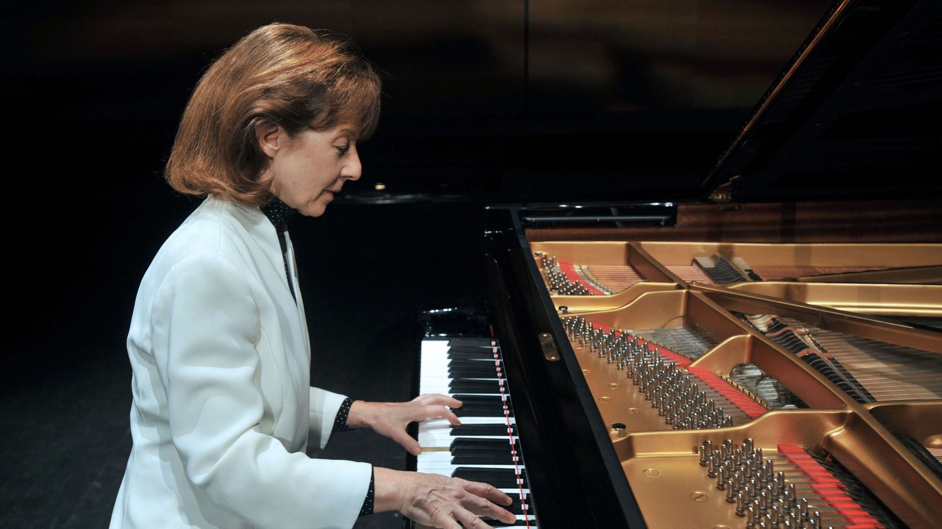 La pianiste française Anne Queffélec en 2009 à Nantes
