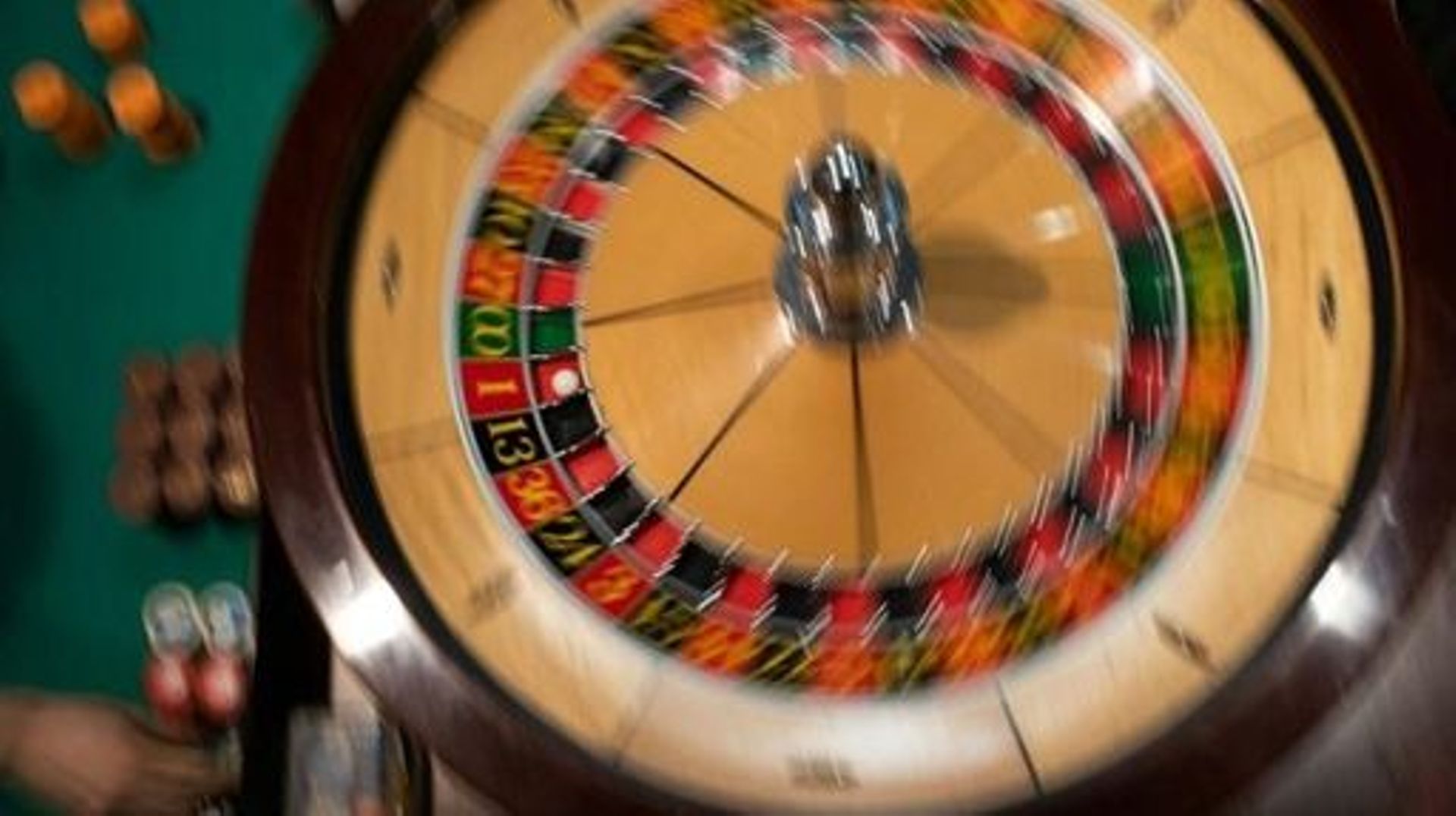 This picture taken on June 6, 2018 shows a roulette wheel at the Japan Casino School in Tokyo. Japan has long been viewed as the Holy Grail of gaming in Asia due to a wealthy population, proximity to China and appetite for other forms of legal gambling, i