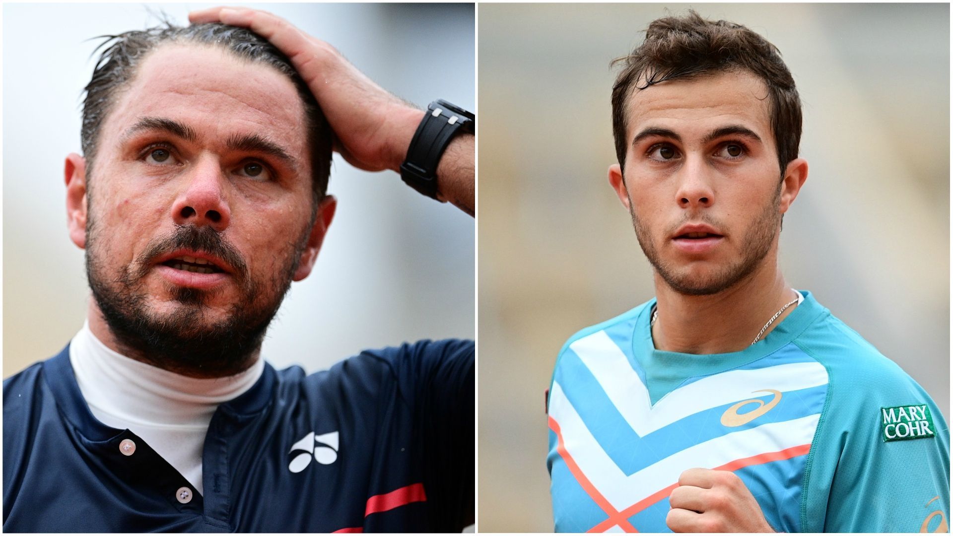 Wawrinka surpris par Gaston, jeune Français de 20 ans, au troisième