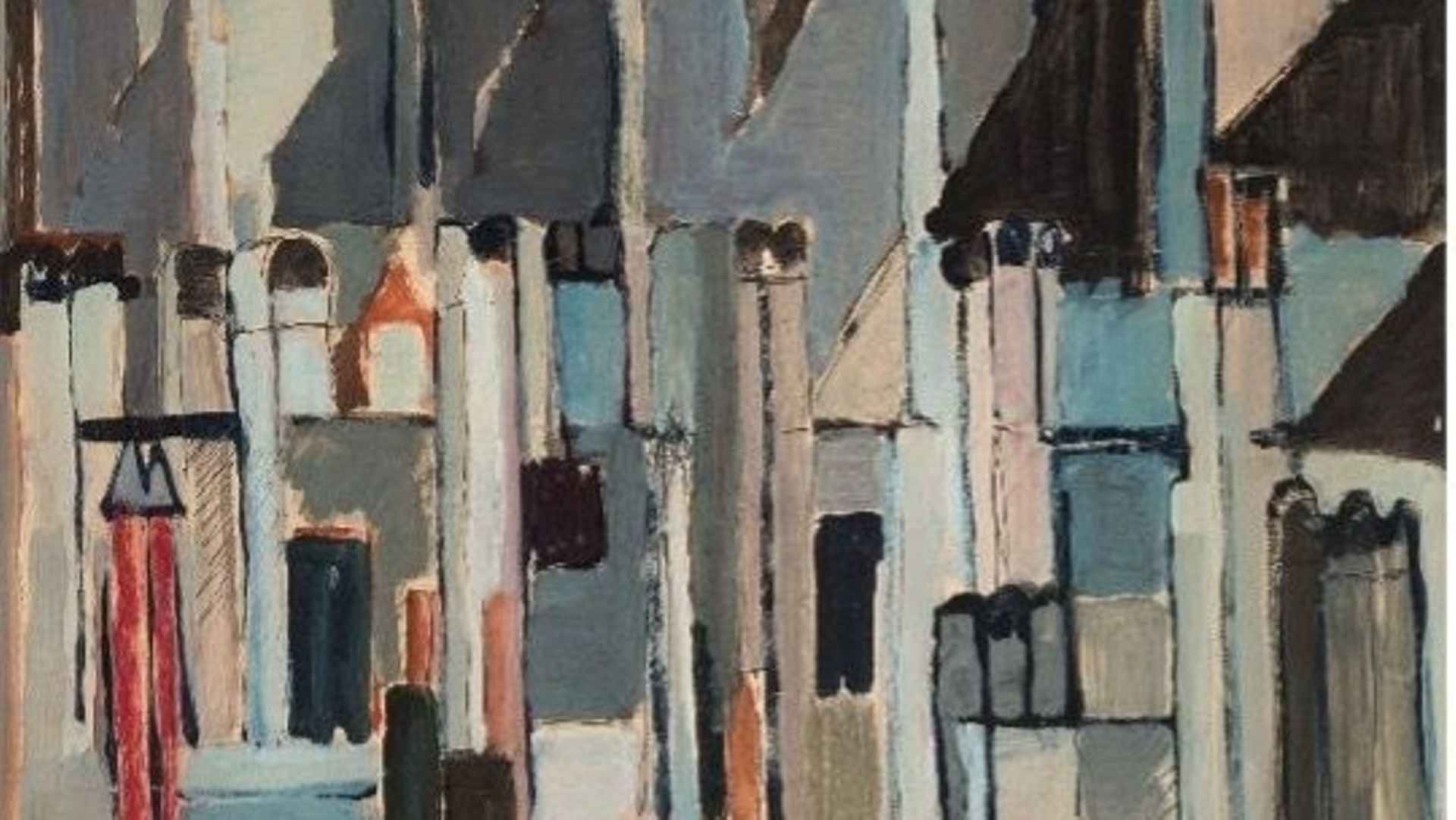 Anne Bonnet
Les toits, vers 1946
Huile sur toile, 63 x 78 cm Collection privée
