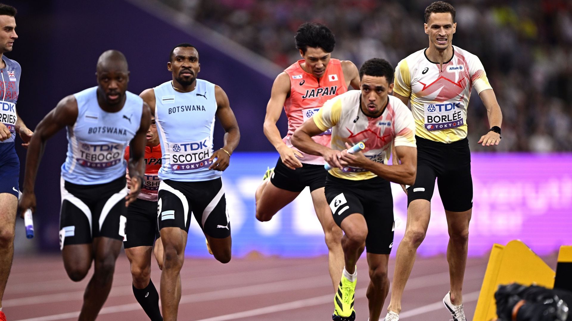 Mondiaux d’athlétisme : nouvelle finale de 4x400m pour les Tornados et les Cheetahs
