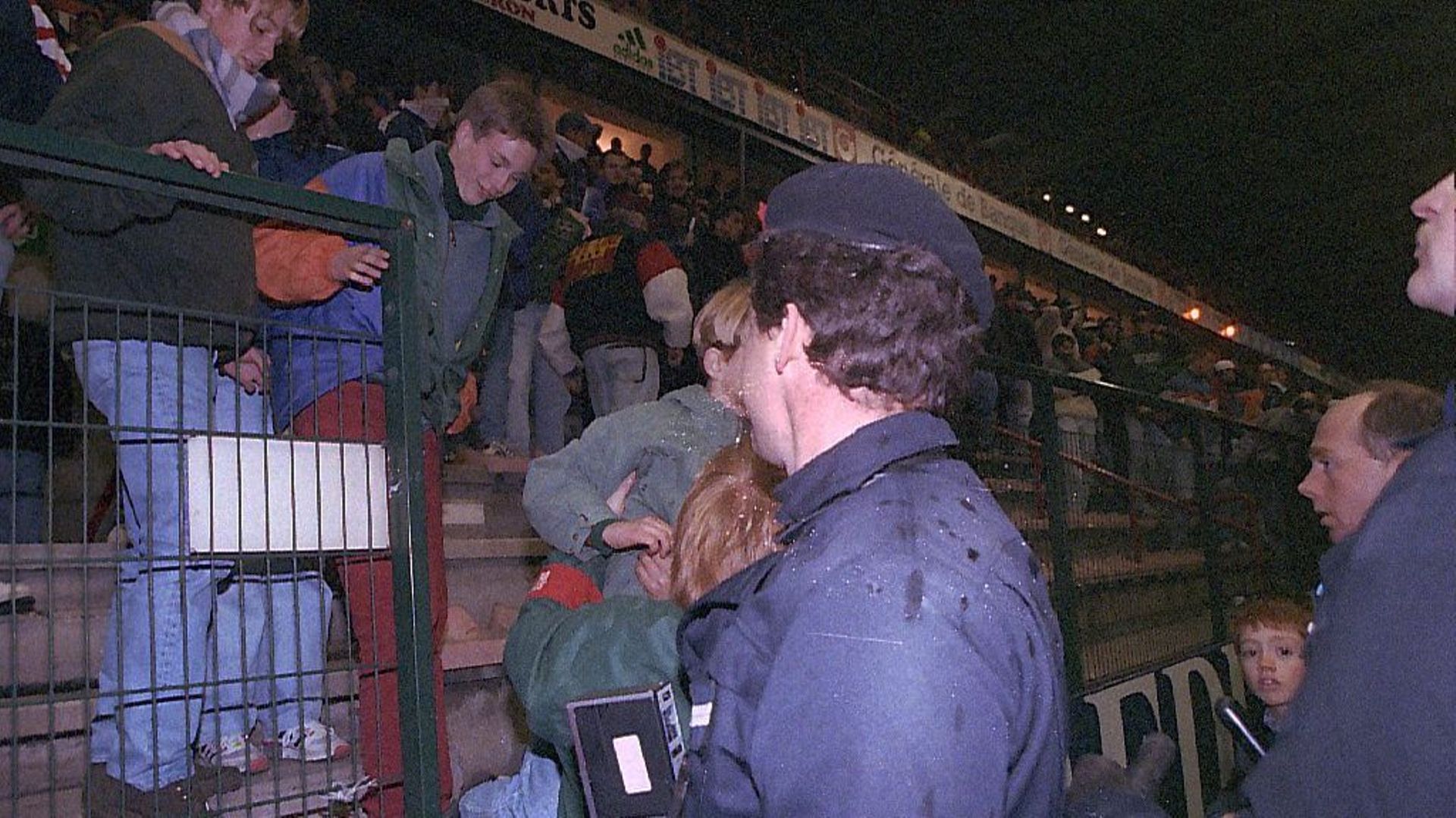 Emeutes lors d’un match Standard-Anderlecht en 1997