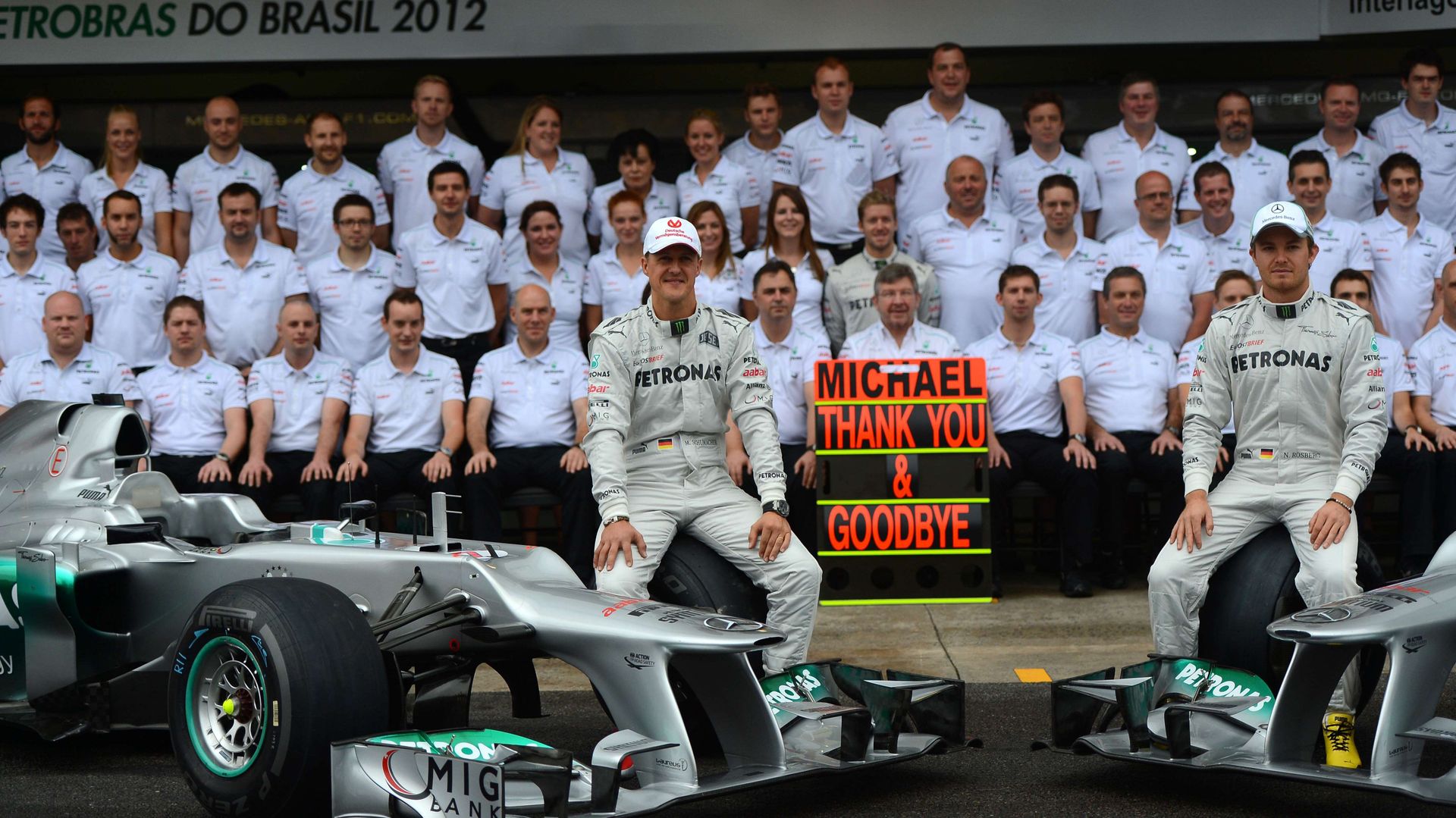 Dernière photo de famille pour Schumacher - rtbf.be