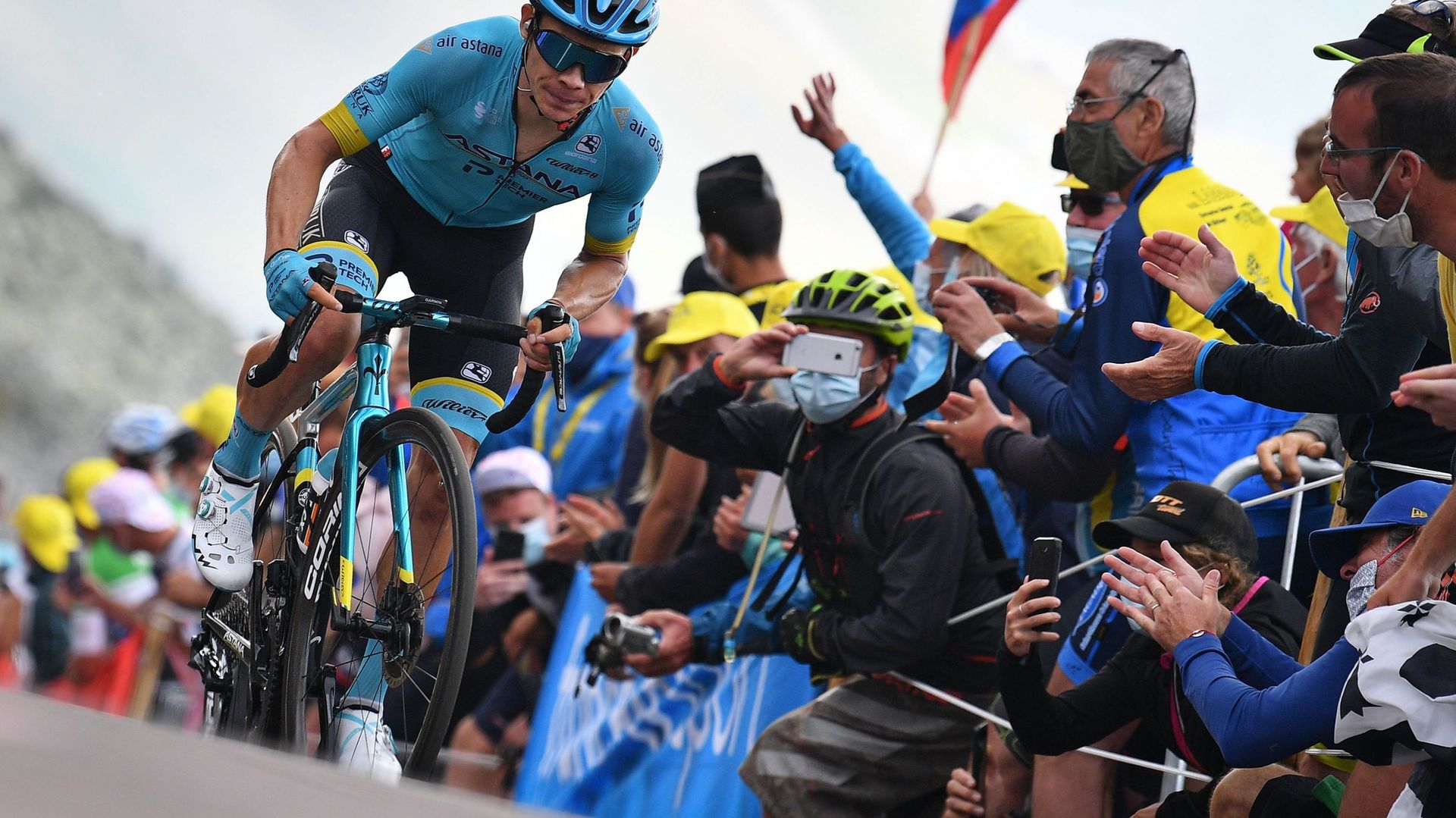 En 2020, Miguel Angel Lopez avait triomphé au sommet du Col de la Loze, qui sera le point culminant du Tour 2023 avec ses 2304m d'altitude.