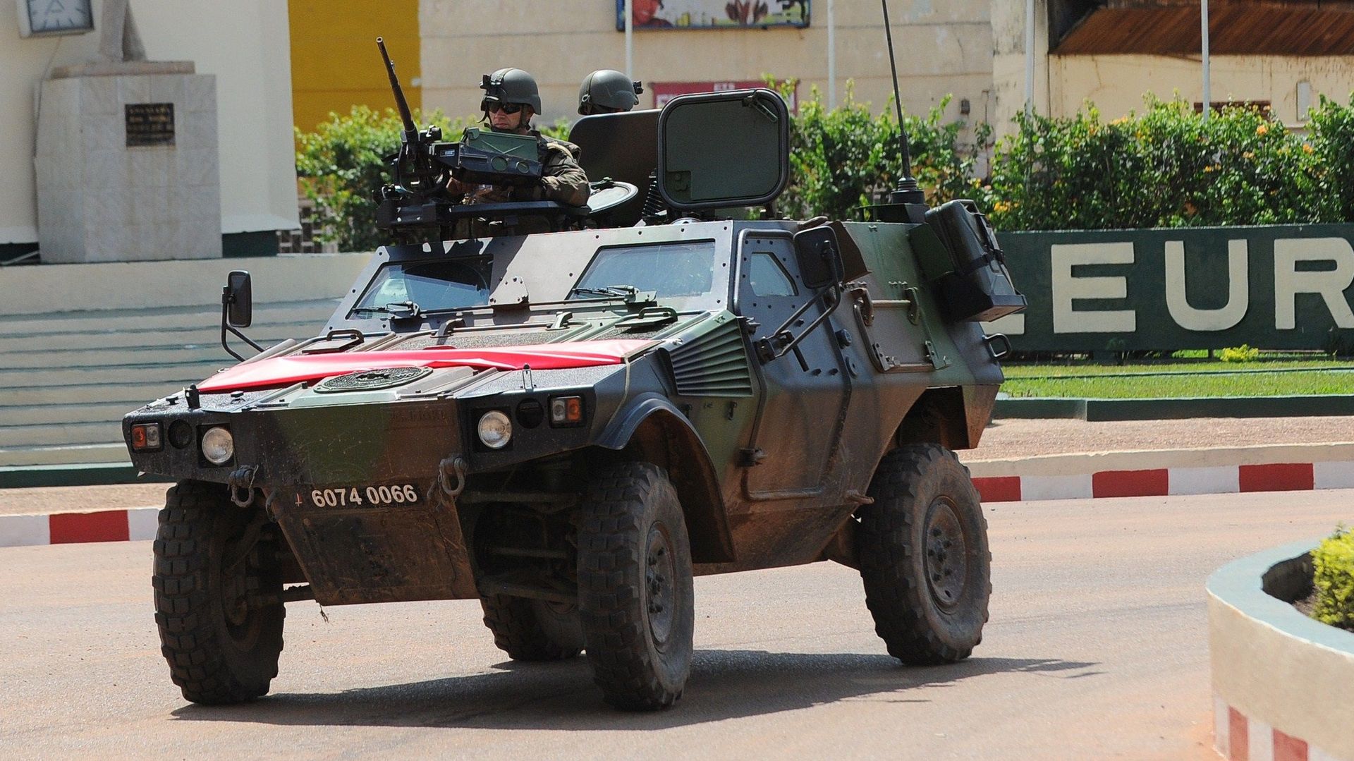 Les soldats français patrouillent à Bangui