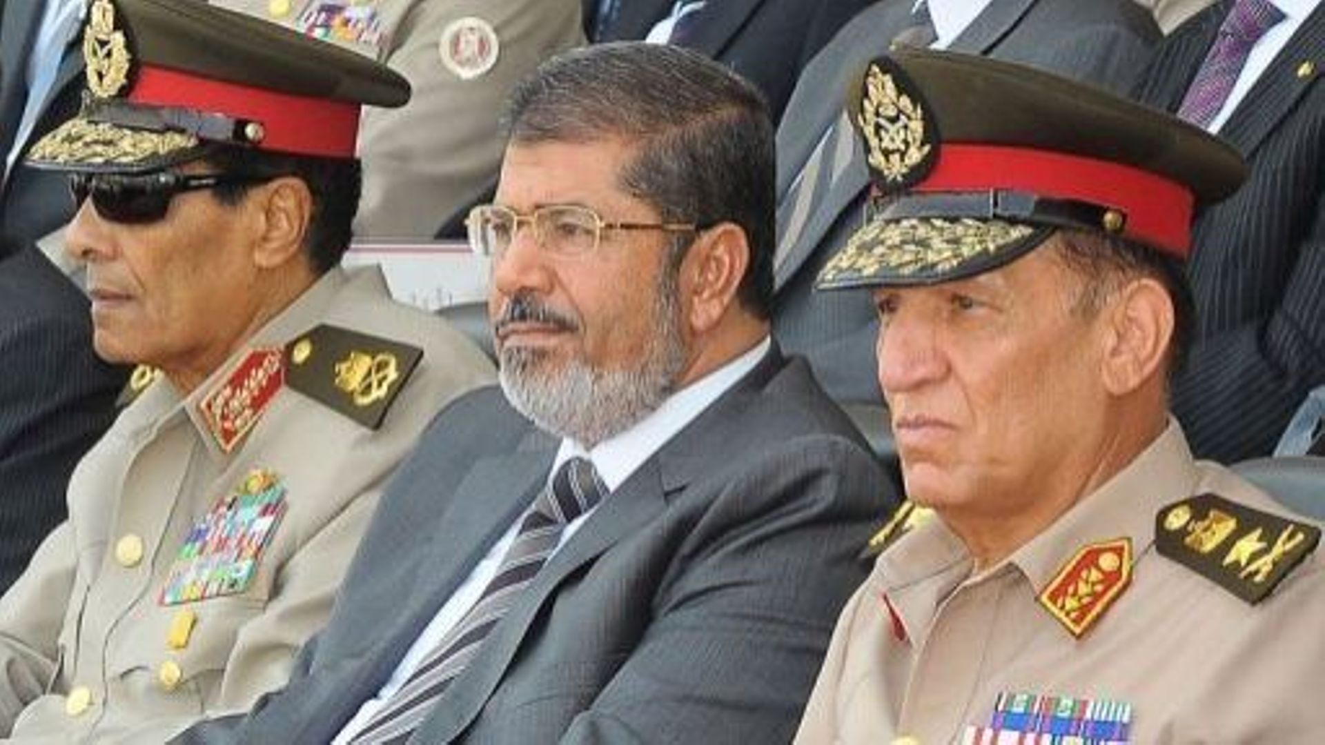 Le président égyptien Mohamed Morsi assiste à une cérémonie, le 9 juillet 2012 au Caire
