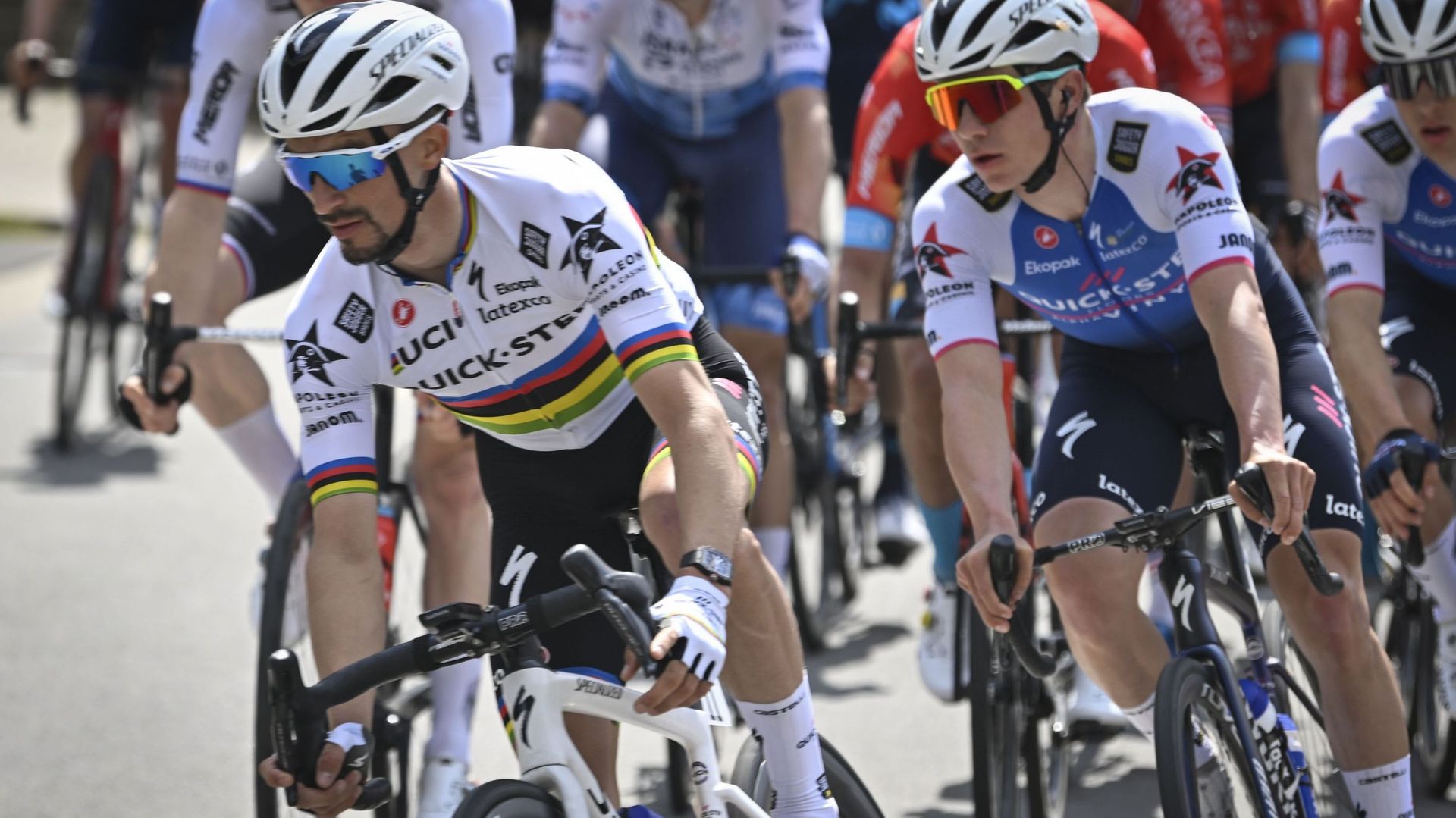 Julian Alaphilippe croit aux chances de Remco Evenepoel sur la Vuelta.