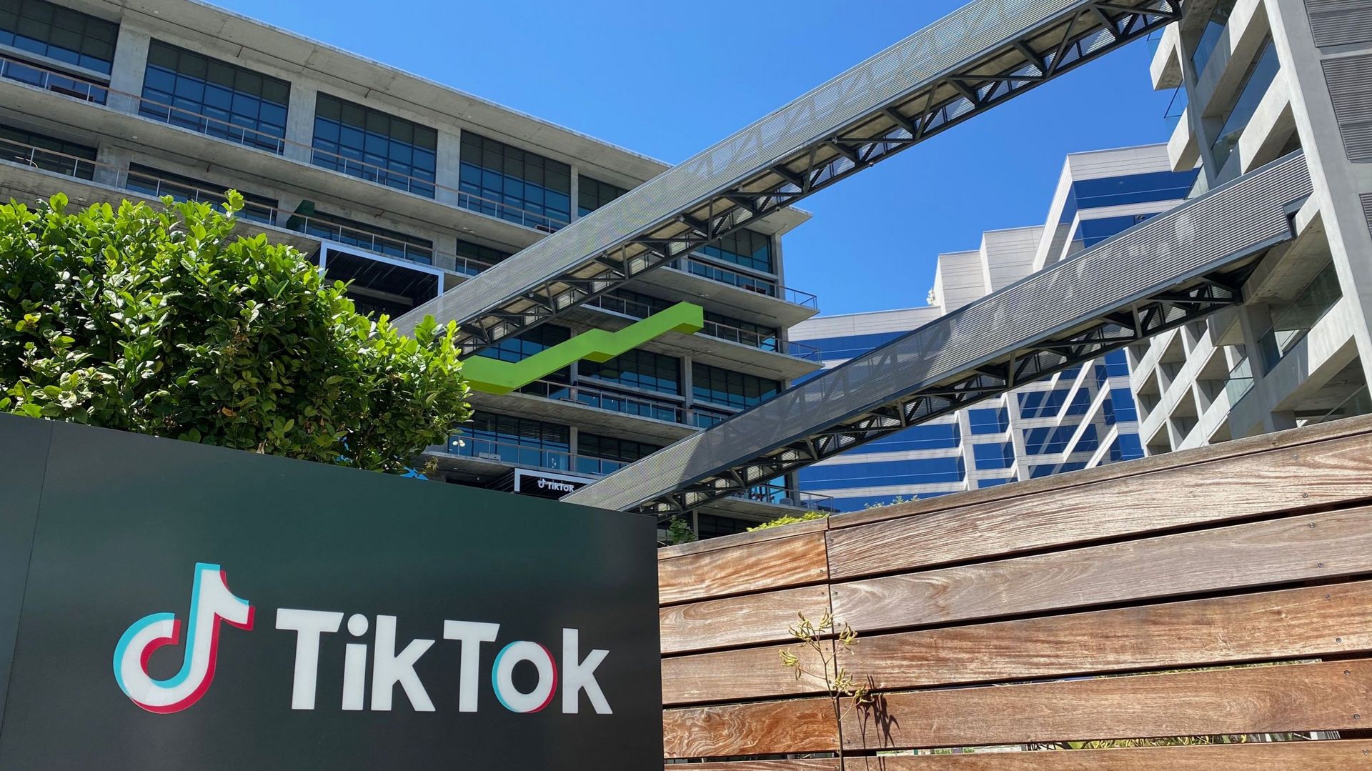Bureau de Tik Tok à Los Angeles, en août 2020