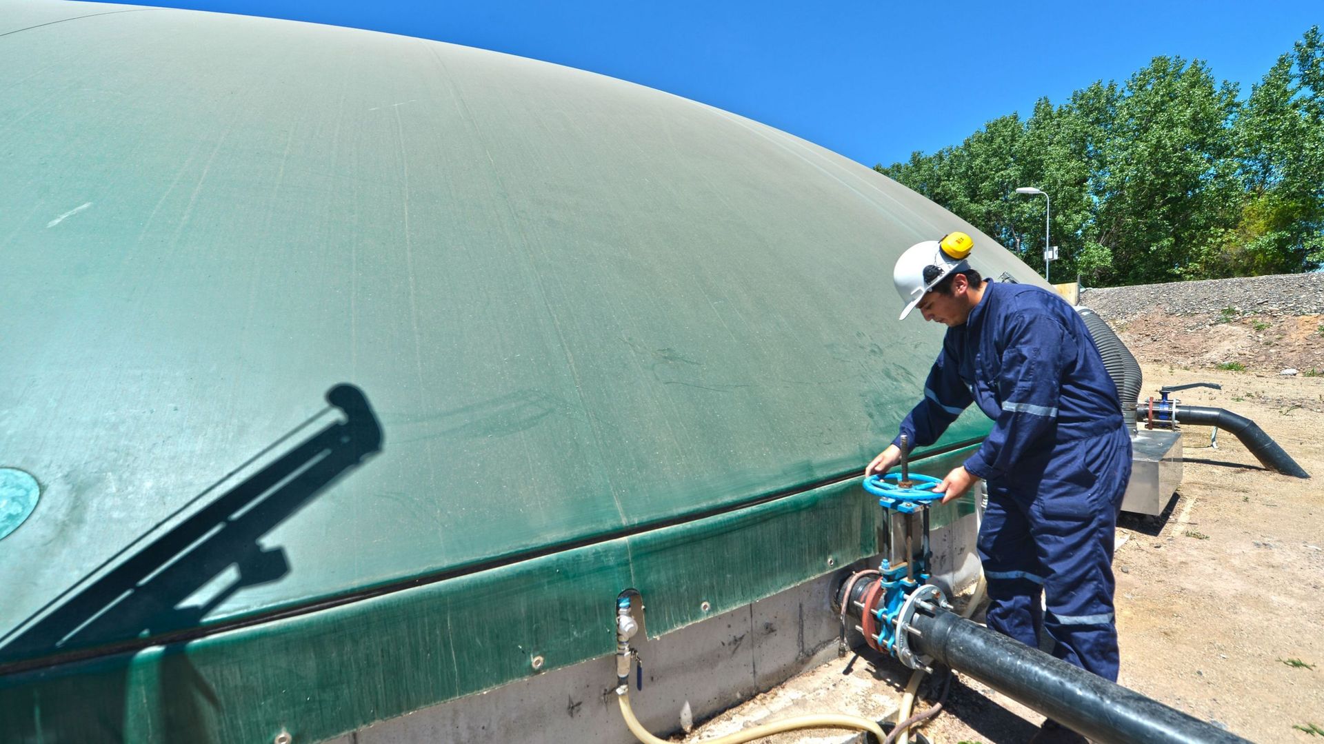 Production de biogaz à base de purin au Chili