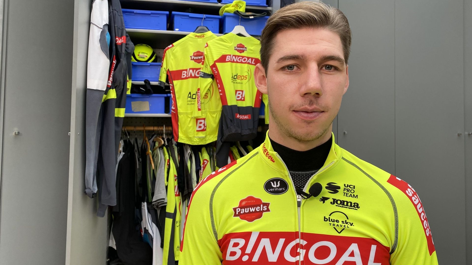 Ludovic Robeet, toujours fidèle au maillot de l'équipe Bingoal - Sauces Pauwels a déjà le regard tourné vers la saison 2022