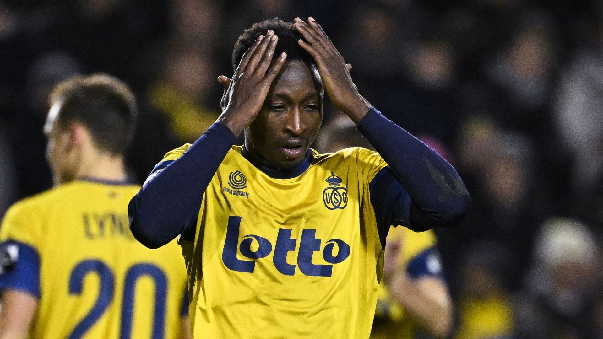 Lazare a été victime d’insultes racistes après le match à Bruges.
