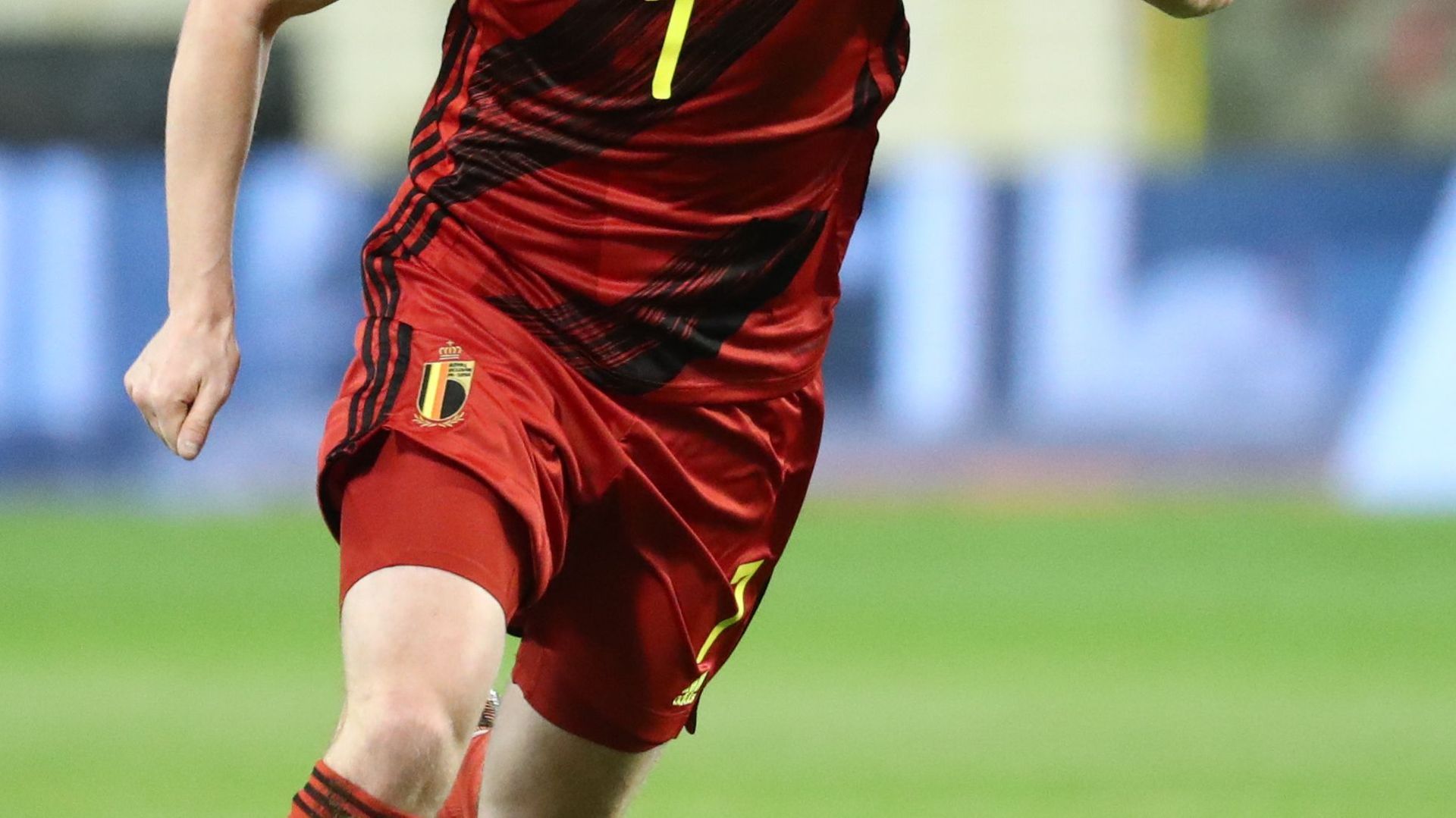 Kevin De Bruyne lors d'un match de qualifications pour l'Euro 2020 face à Chypre