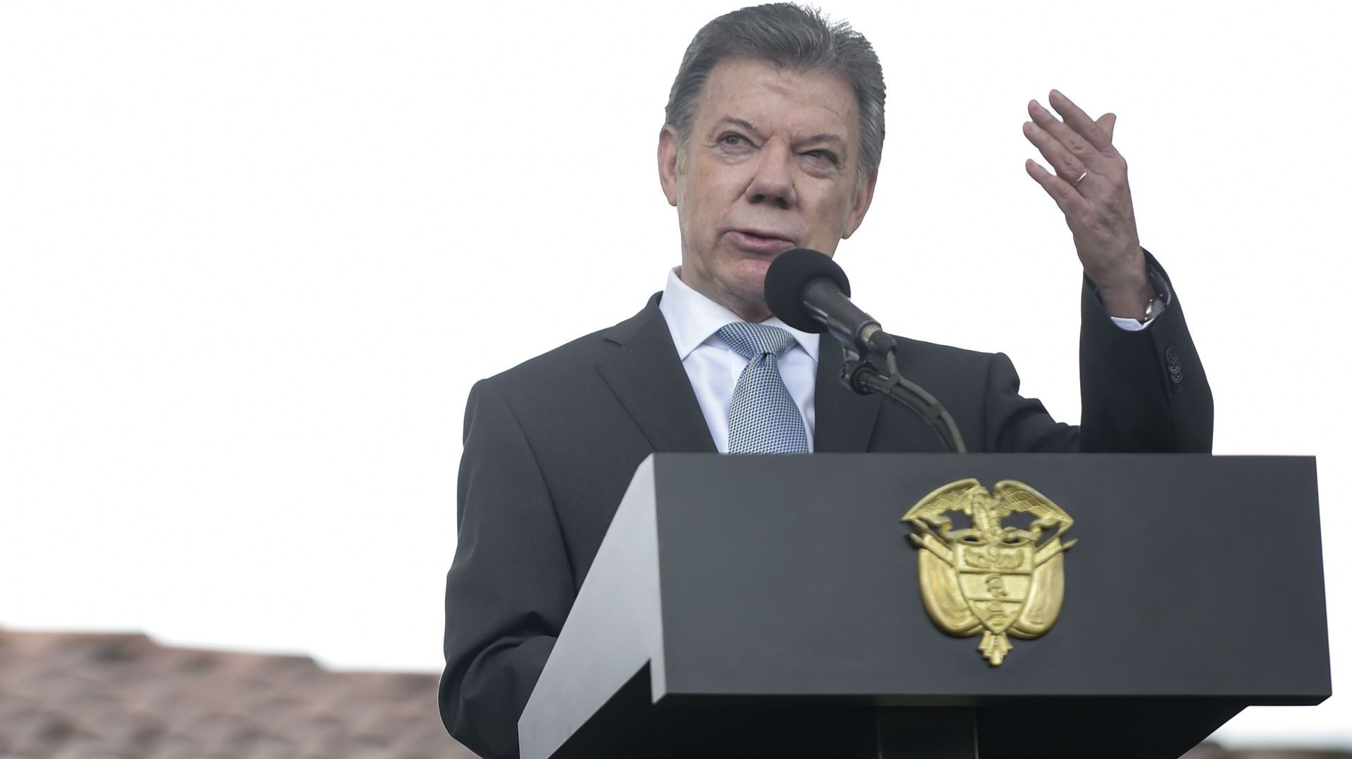 Juan Manuel Santos, Président de la Colombie. 