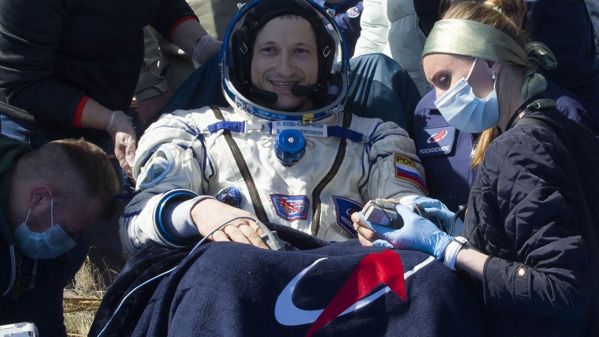 Cosmonaute russe de retour de l’ISS sur Terre en avril 2021