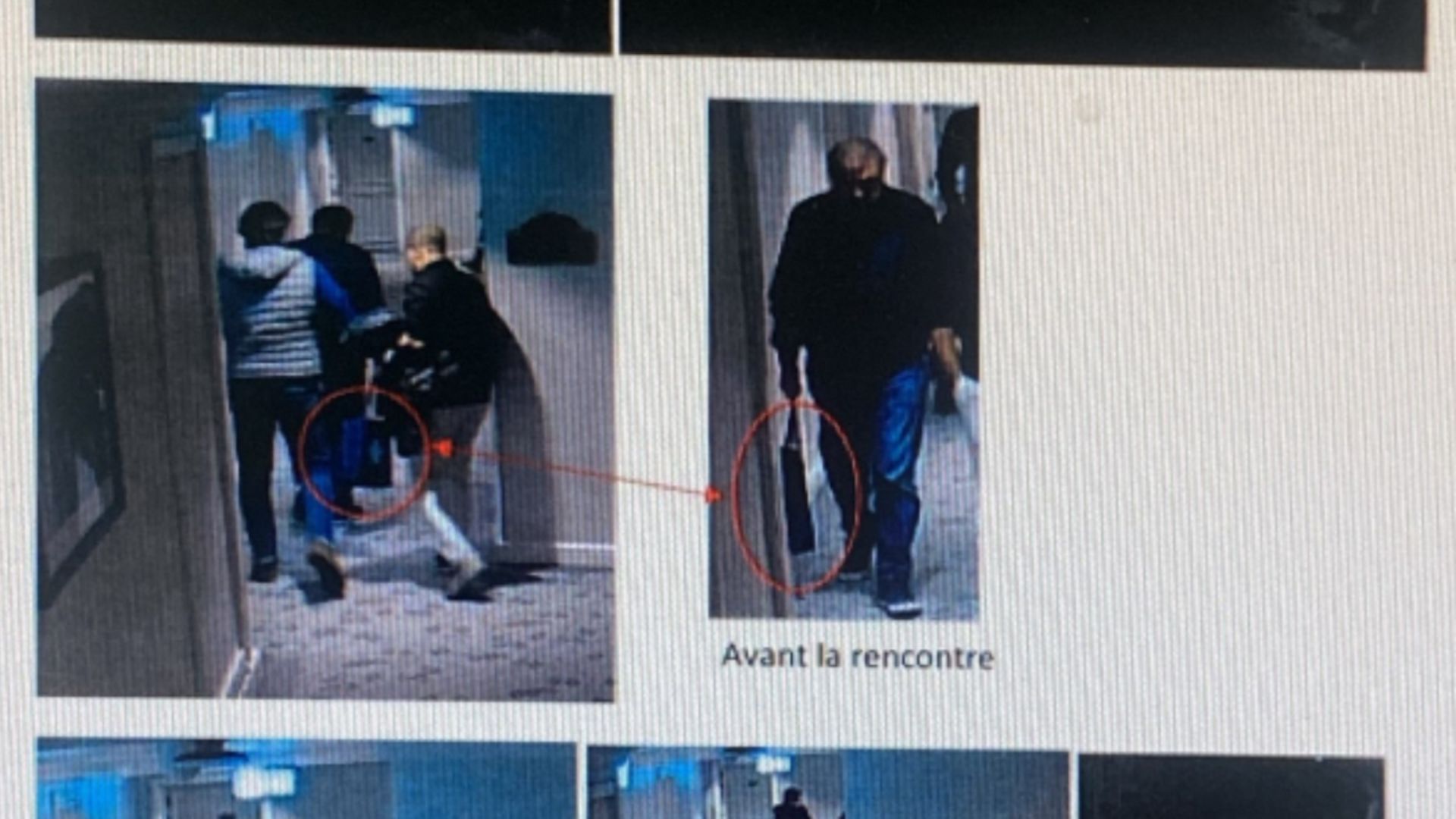 Sur la photo de gauche, P-A Panzeri tient un sac qui "a l’air un peu plus épais" que sur la photo de droite. Les enquêteurs "soupçonnent peut-être qu’il y avait de l’argent".