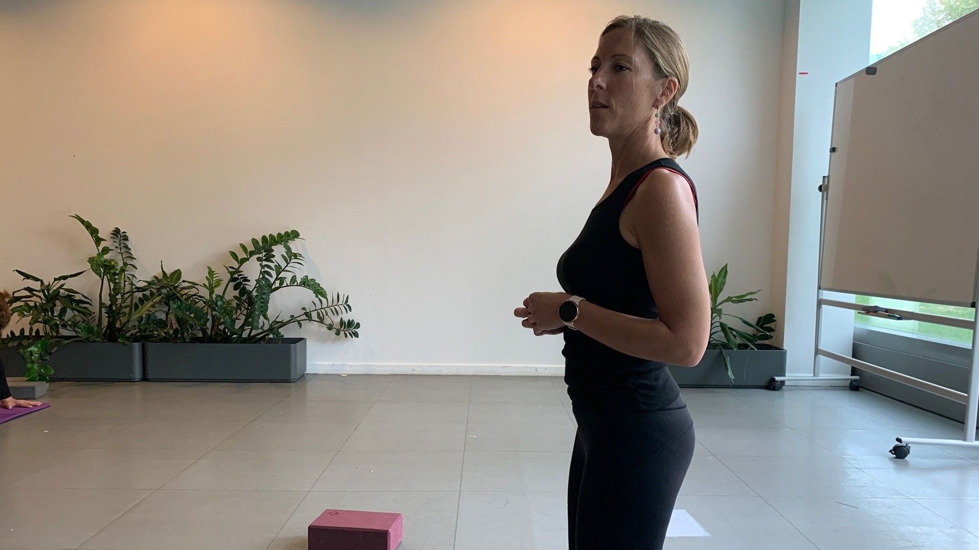 Leen De Witte, professeur de yoga pour Yoga@office 