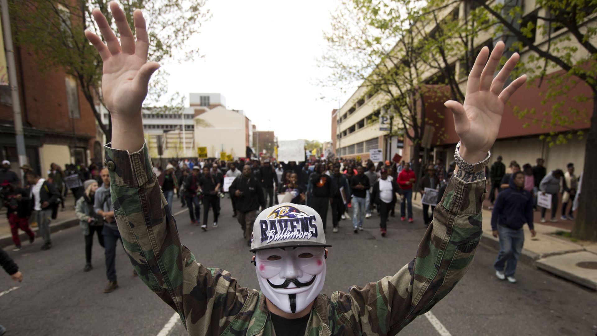 Le 25 avril 2015 à Baltimore (Maryland)