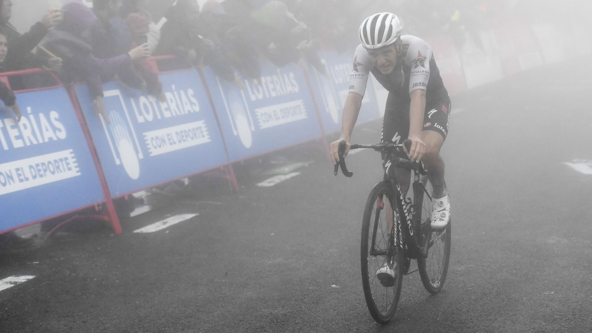 Remco Evenepoel lors de la 6e étape de la Vuelta.