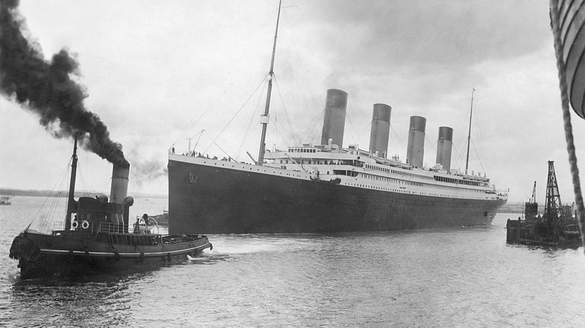 Le Titanic quitte Southampton le 10 avril 1912.