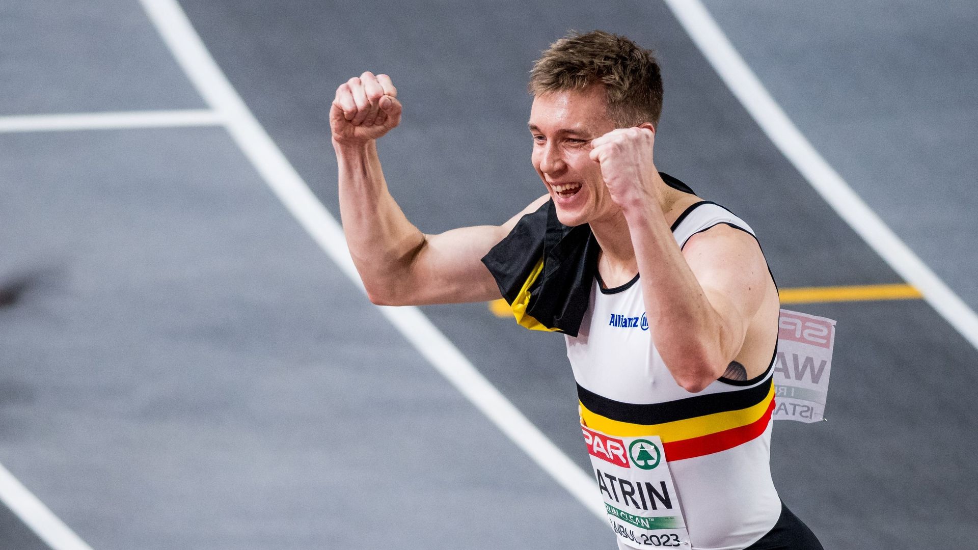 Julien Watrin, vice-champion d’Europe du 400 mètres en salle en mars 2023