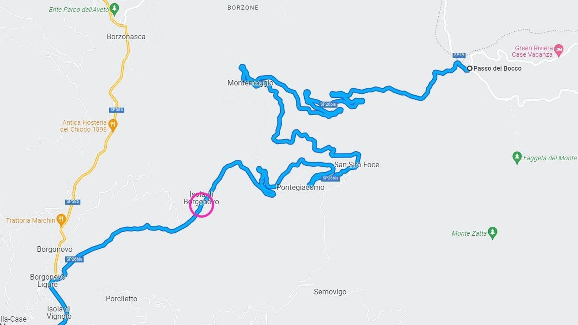 Cyclisme : La descente du Passo del Bocco, là où Wouter Weylandt a perdu la vie sur le Giro 2011.