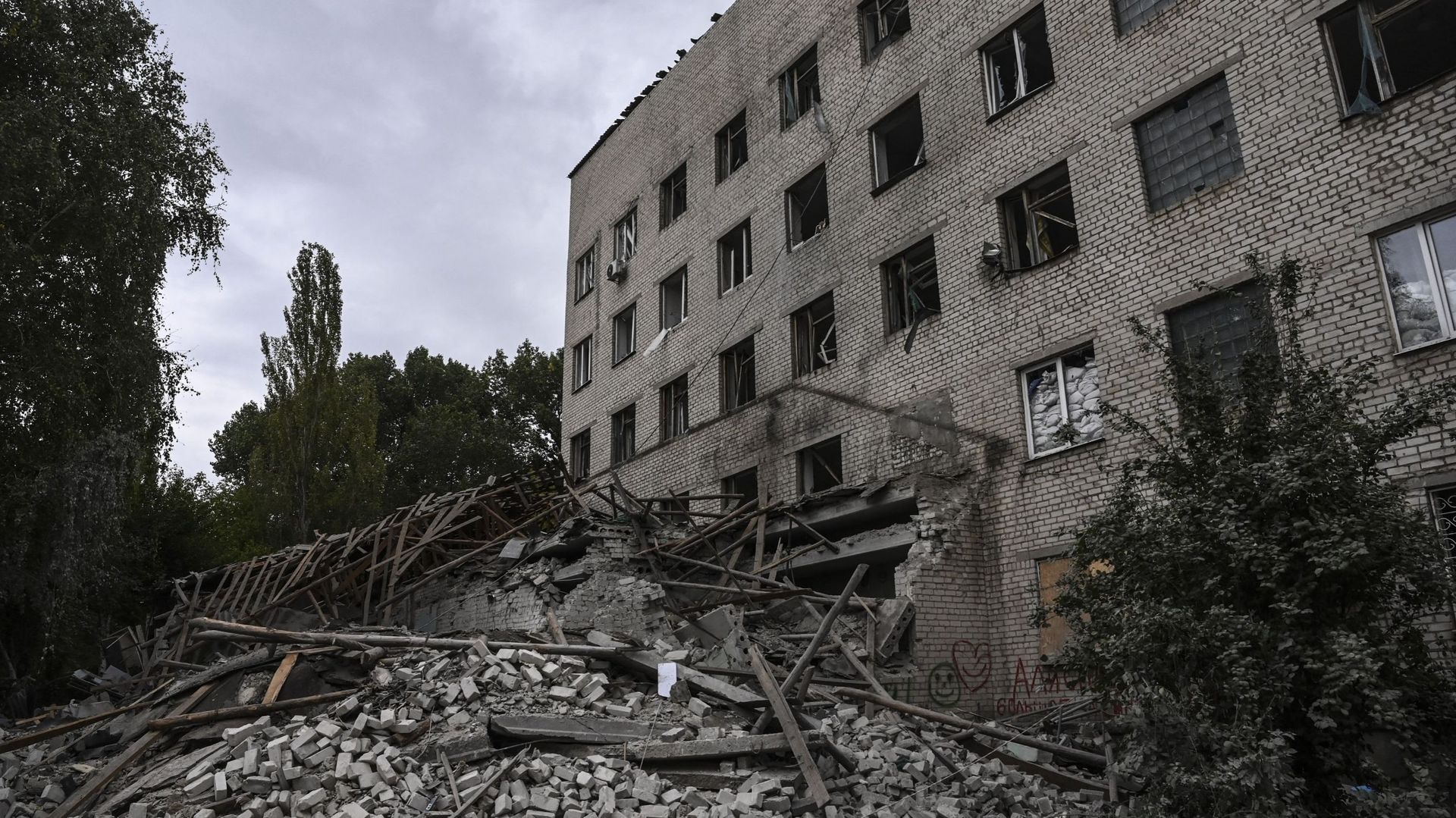 Une maternité à Kramatorsk, dans la région de Donetsk, ce 12 septembre 2022