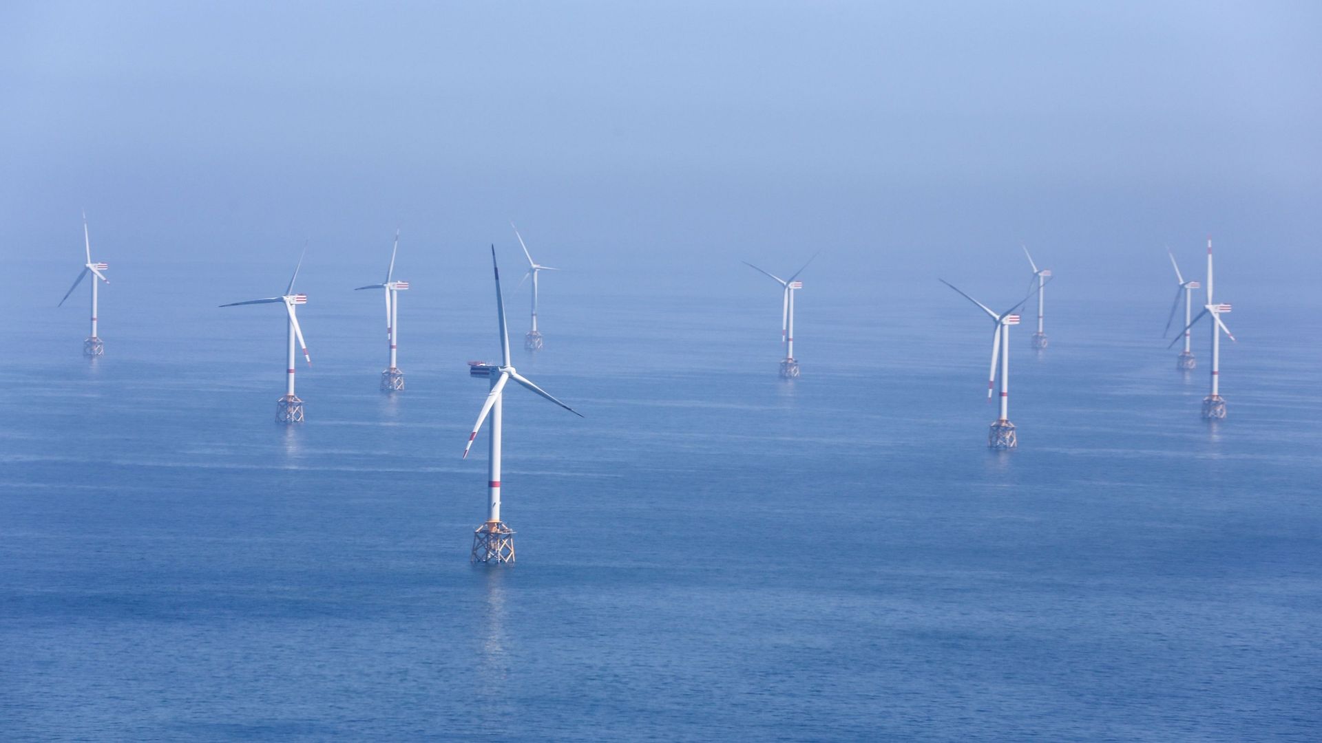 Nouveaux espaces envisagés pour des éoliennes en Mer du Nord