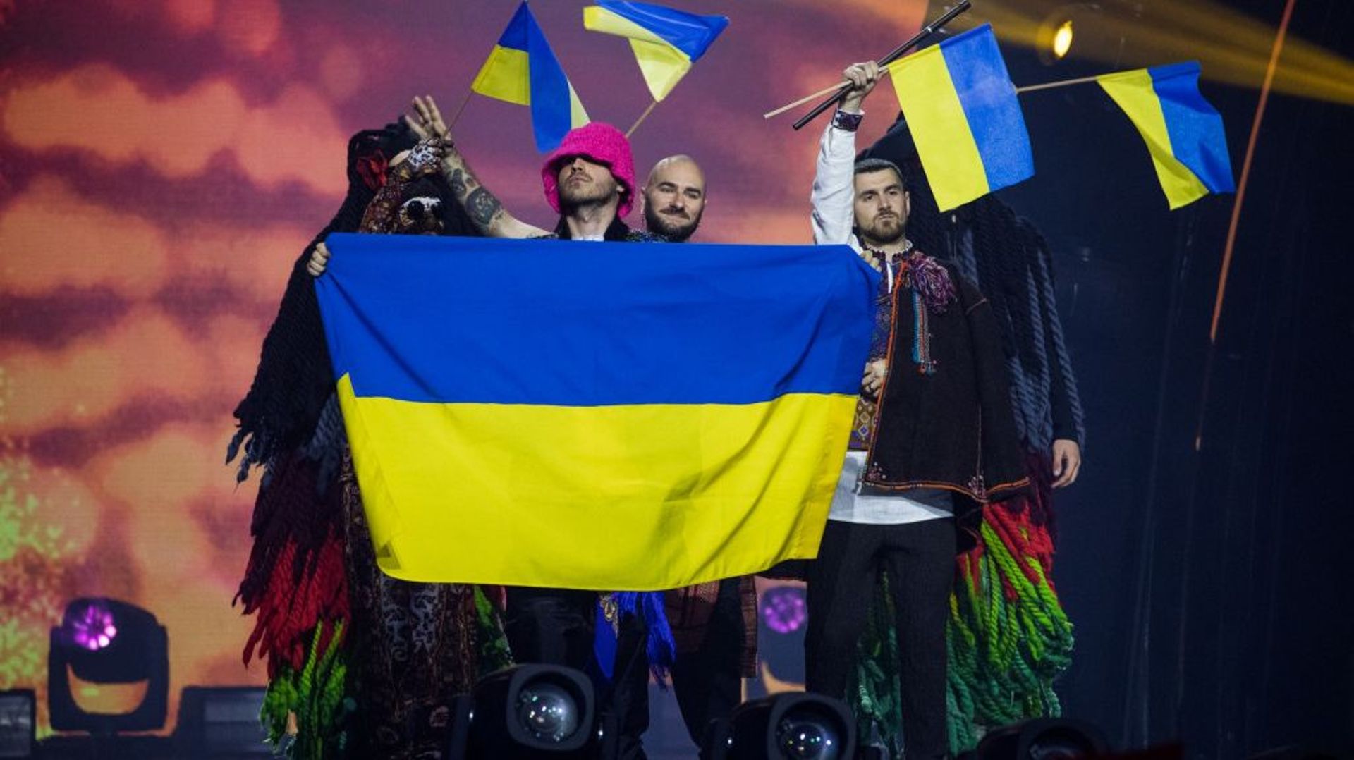 L'Orchestre Kalush d'Ukraine à la Grande Finale du Concours Eurovision de la Chanson 2022 