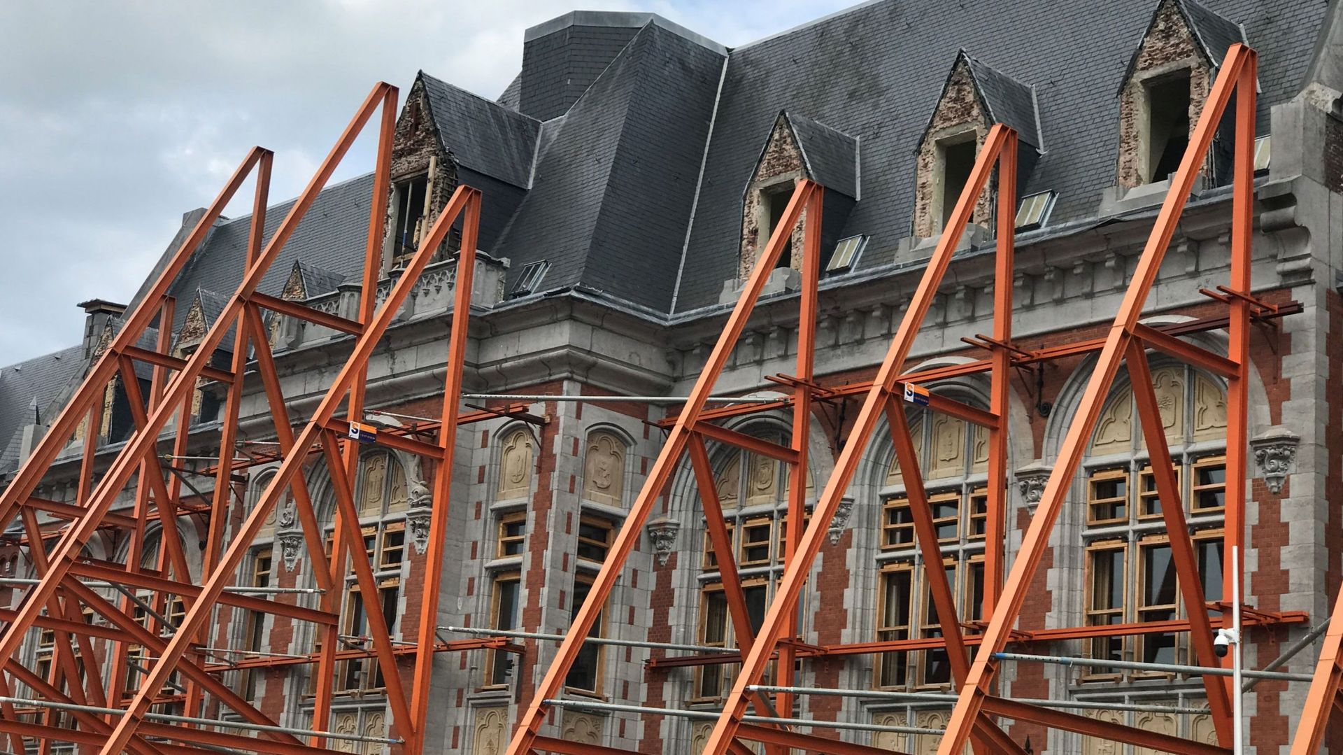 La façade "Janson" du palais de justice de Verviers
