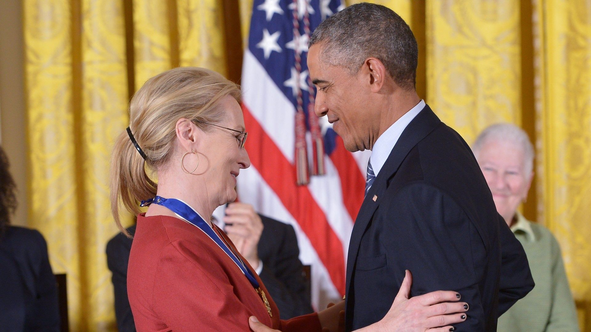 Barack Obama décore Meryl Streep
