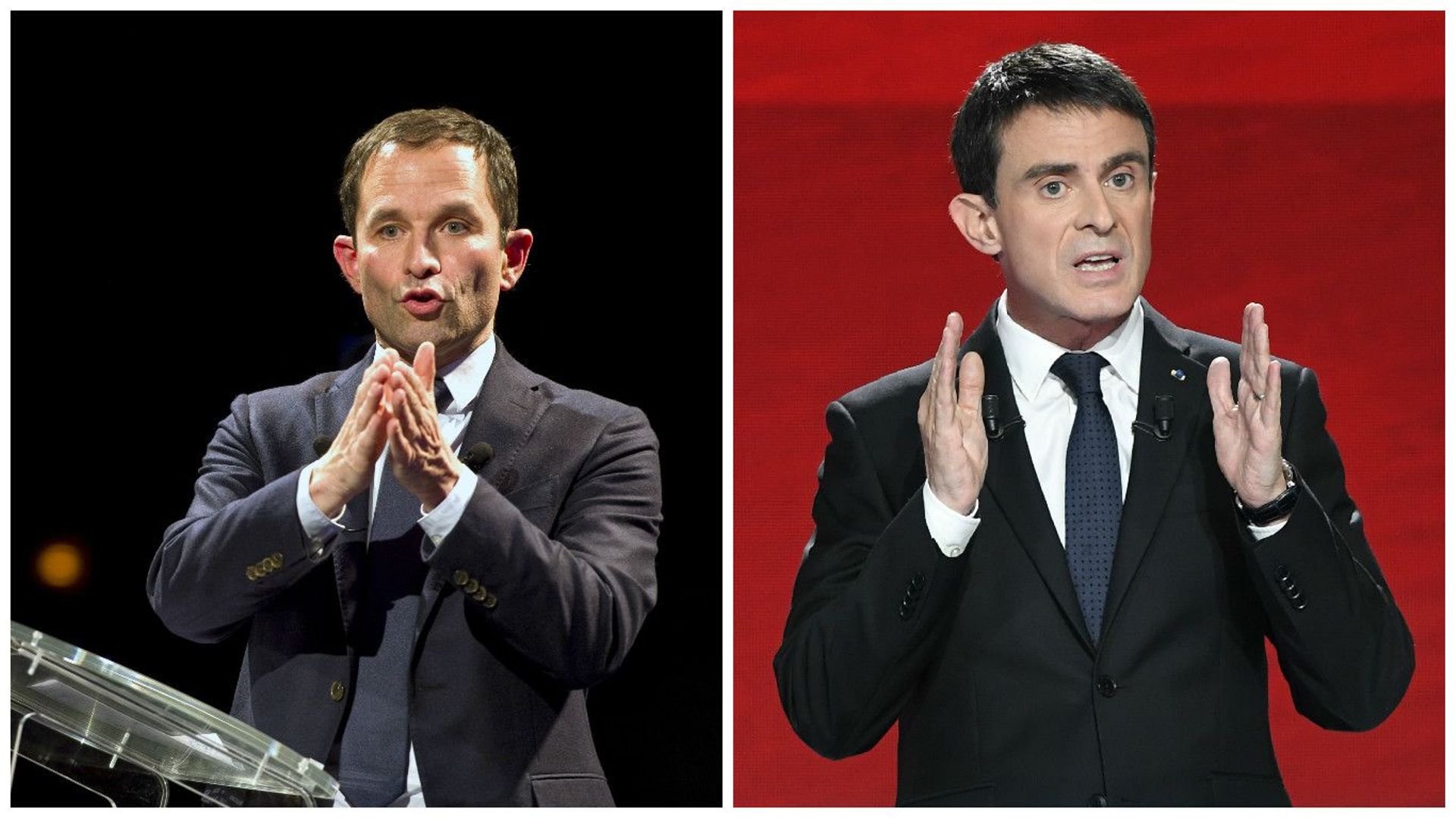 Primaires de gauche: un second tour entre Benoît Hamon et Manuel Valls