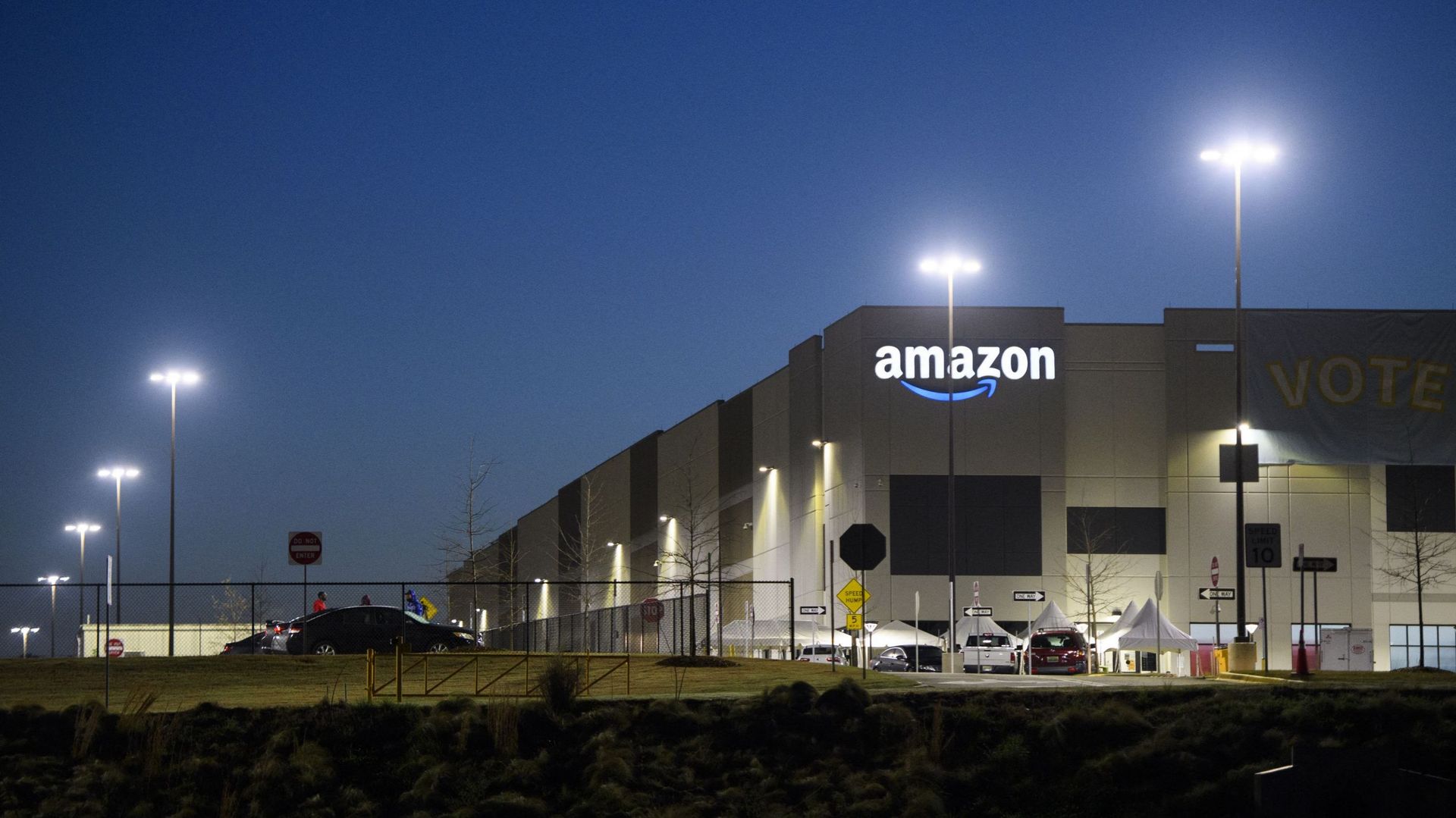 Un entrepôt d'Amazon en Alabama