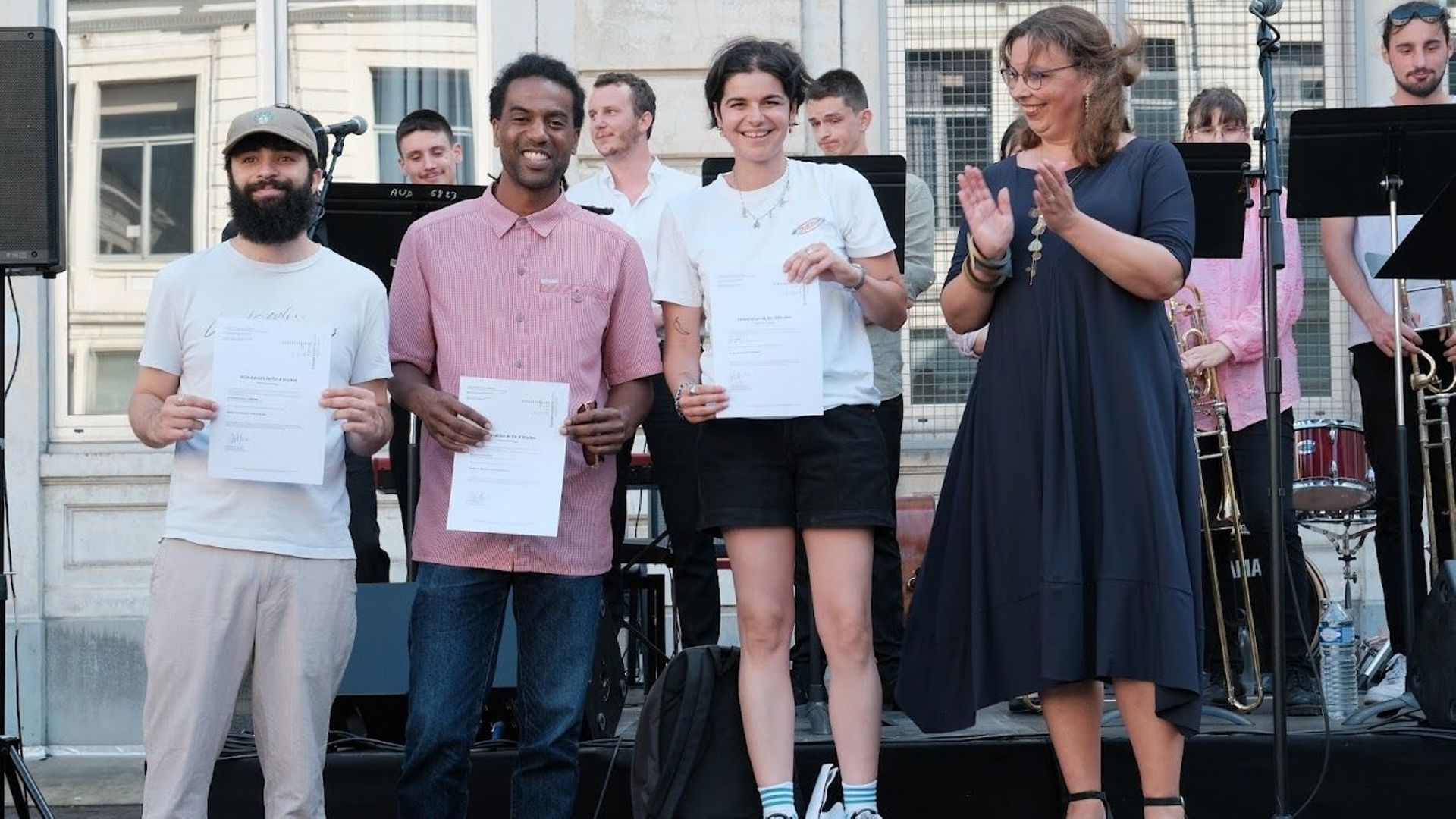 Carla Biber, première femme diplômée en batterie jazz aux Conservatoires de Maastricht et de Bruxelles