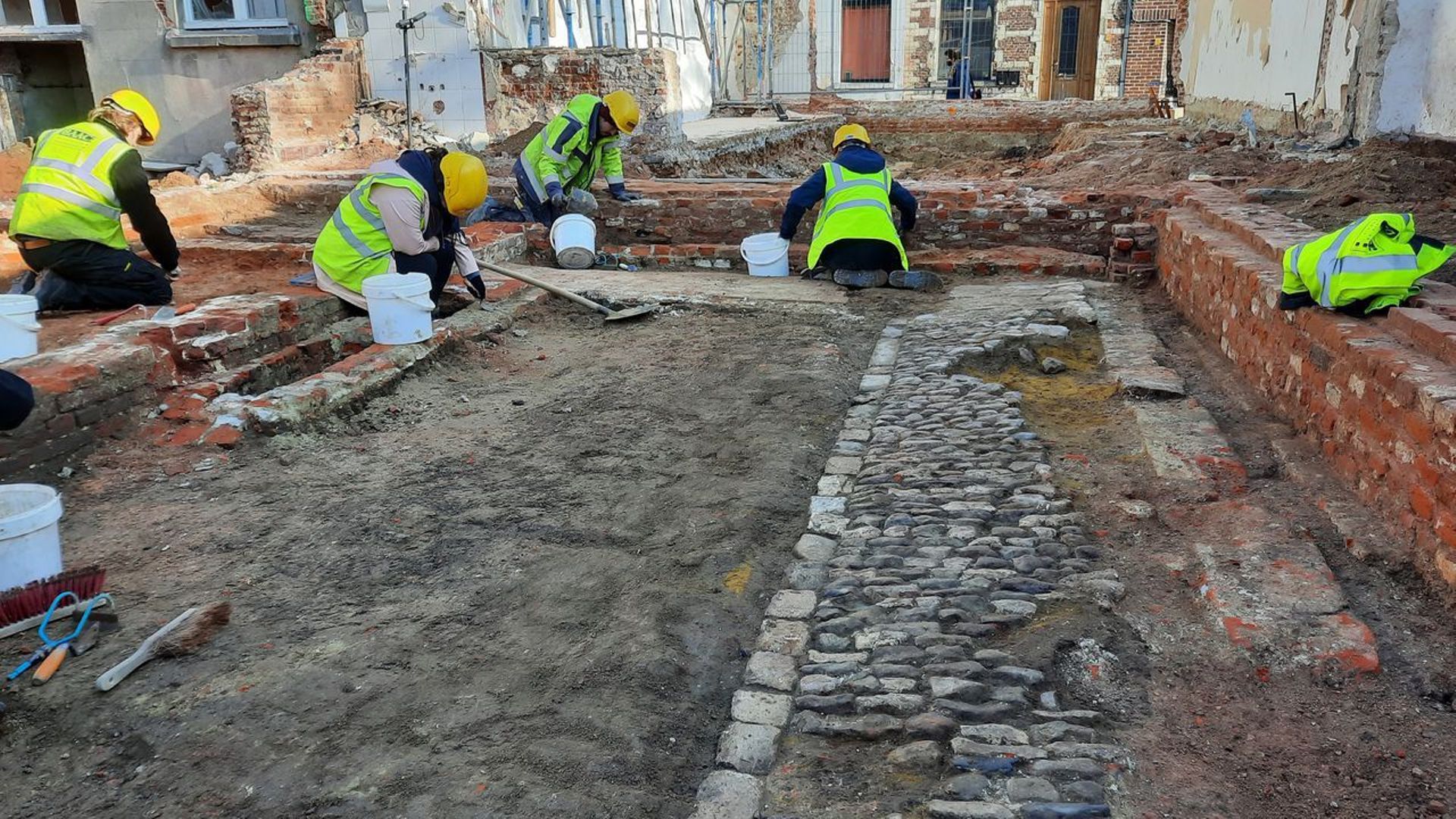 Des traces d'habitations de l'époque romaine retrouvées dans le centre de Louvain