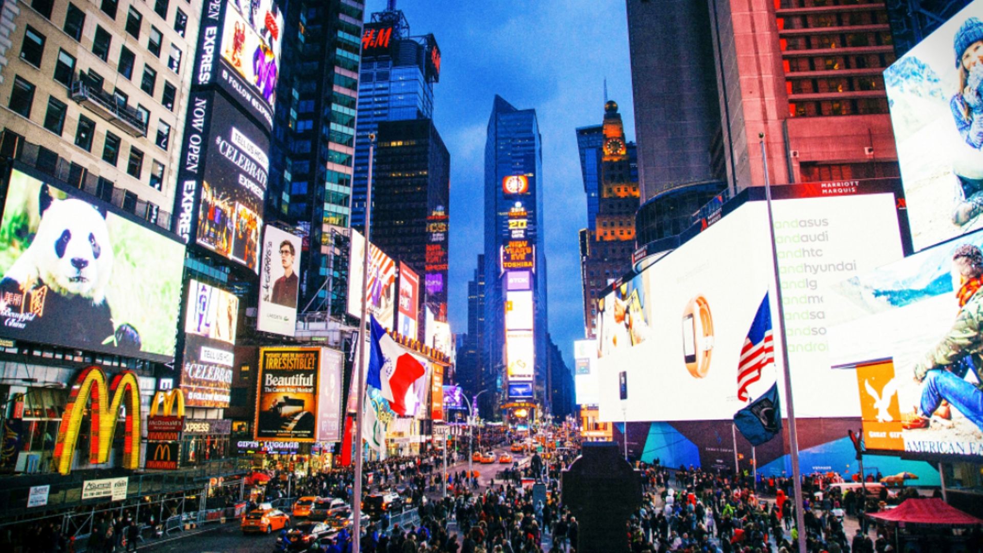 Photo de Time Square à New York