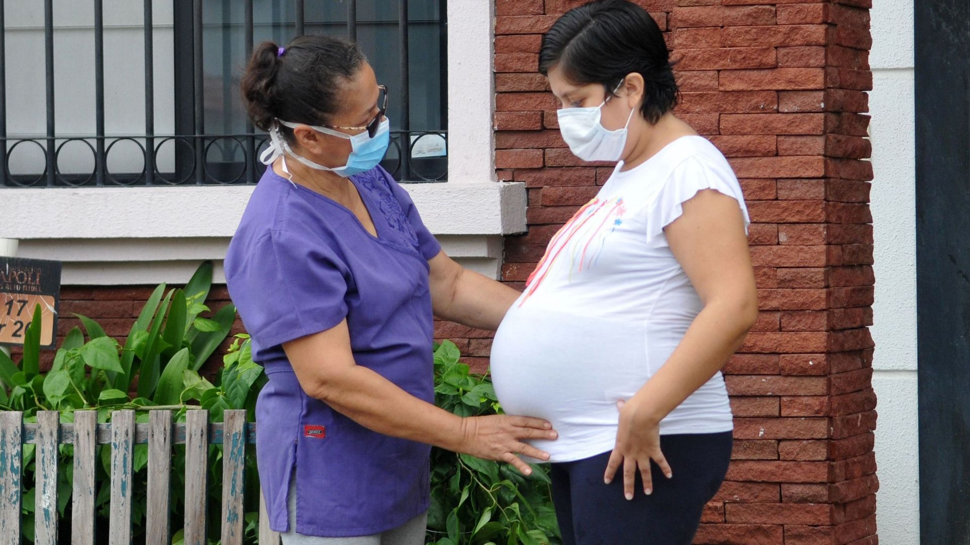 Mexicaine enceinte de son quatrième enfant, le 17 avril 2020 (image d'illustration)