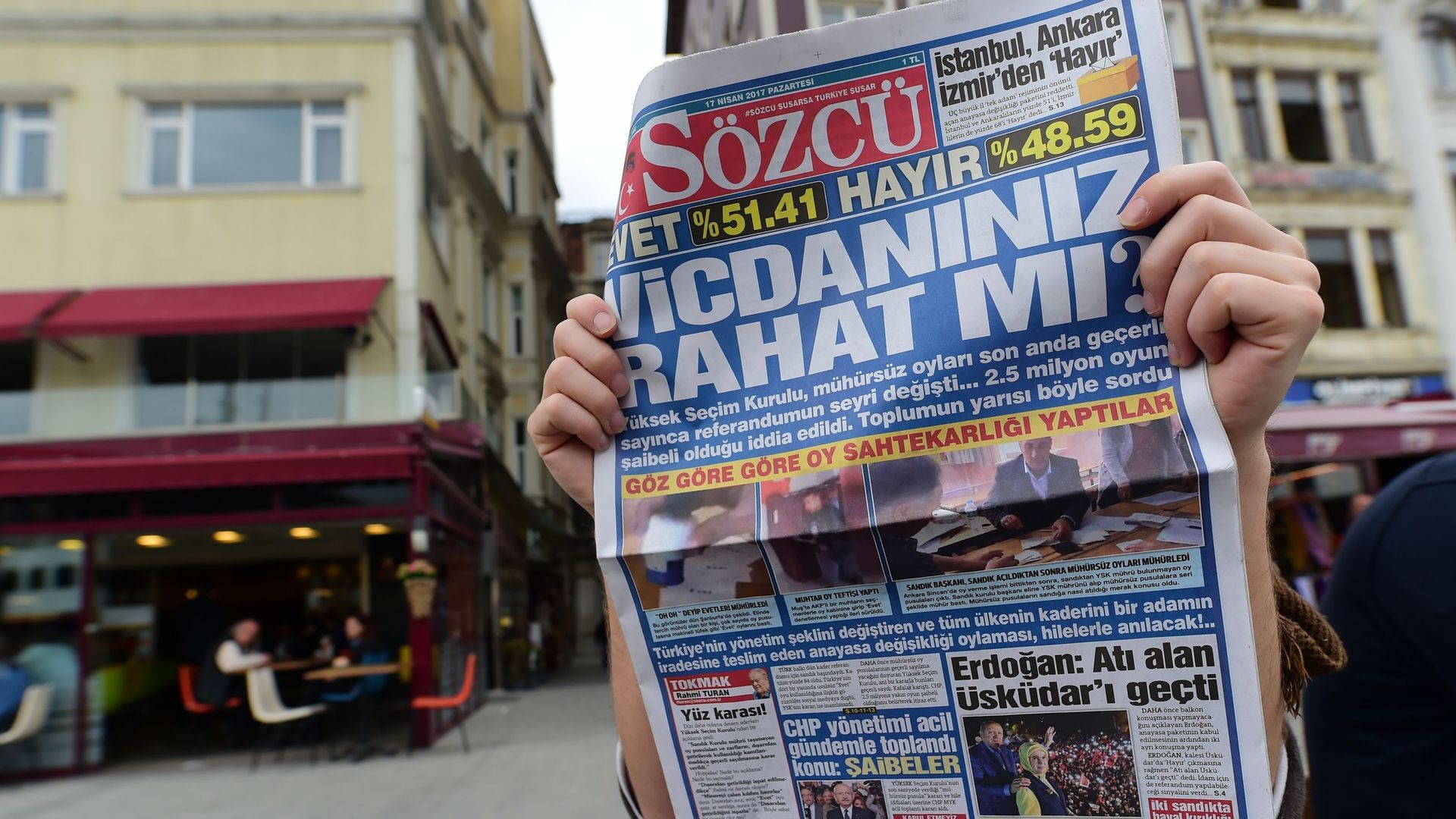 Le journal d'opposition Sozcu